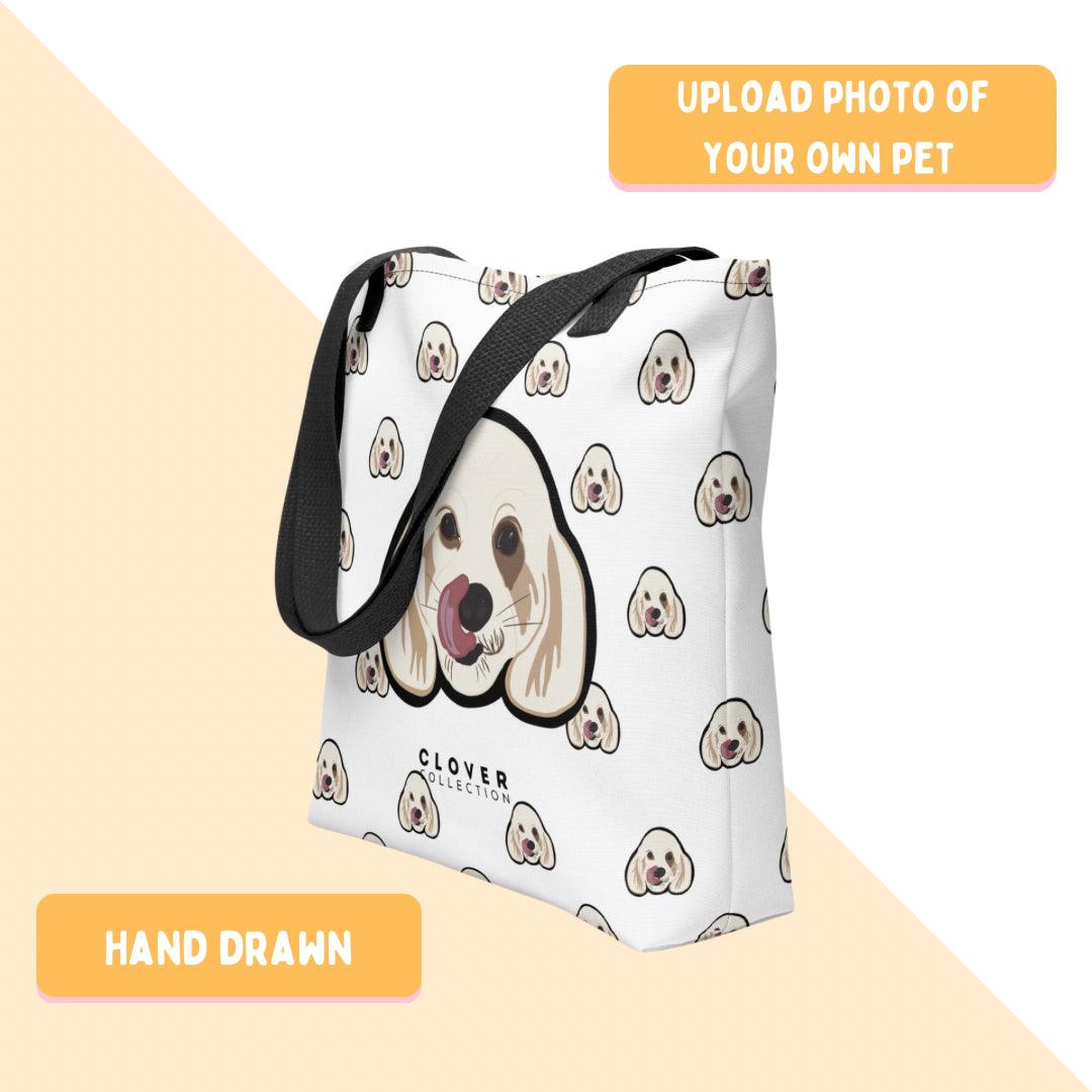 Put Your Pet on a Premium Tote Bag (All Over Print) - Clover Collection Shop