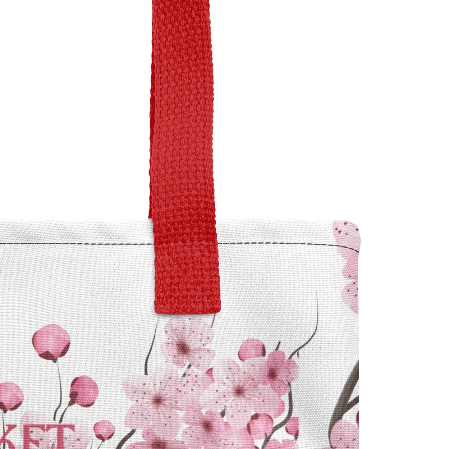 Cherry Blossom (Japan) Flower Market Premium Tote Bag - Clover Collection Shop