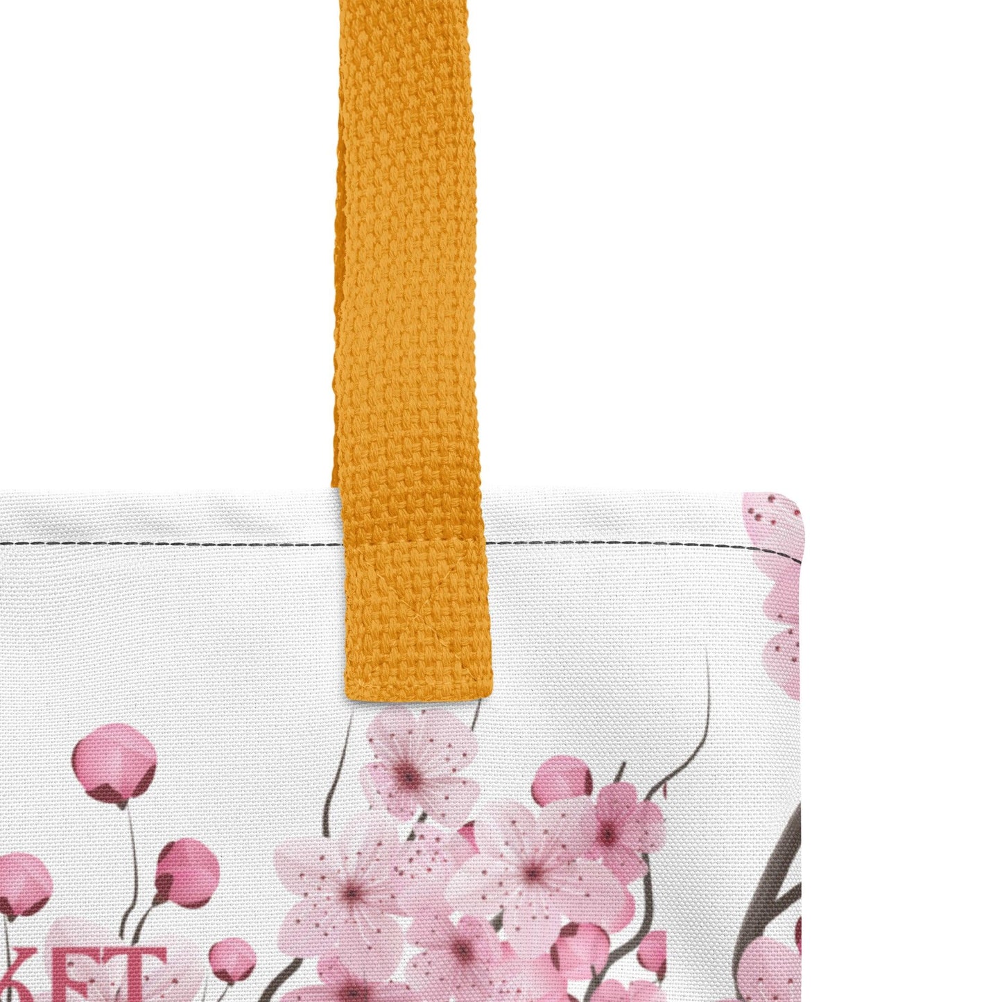 Cherry Blossom (Japan) Flower Market Premium Tote Bag - Clover Collection Shop