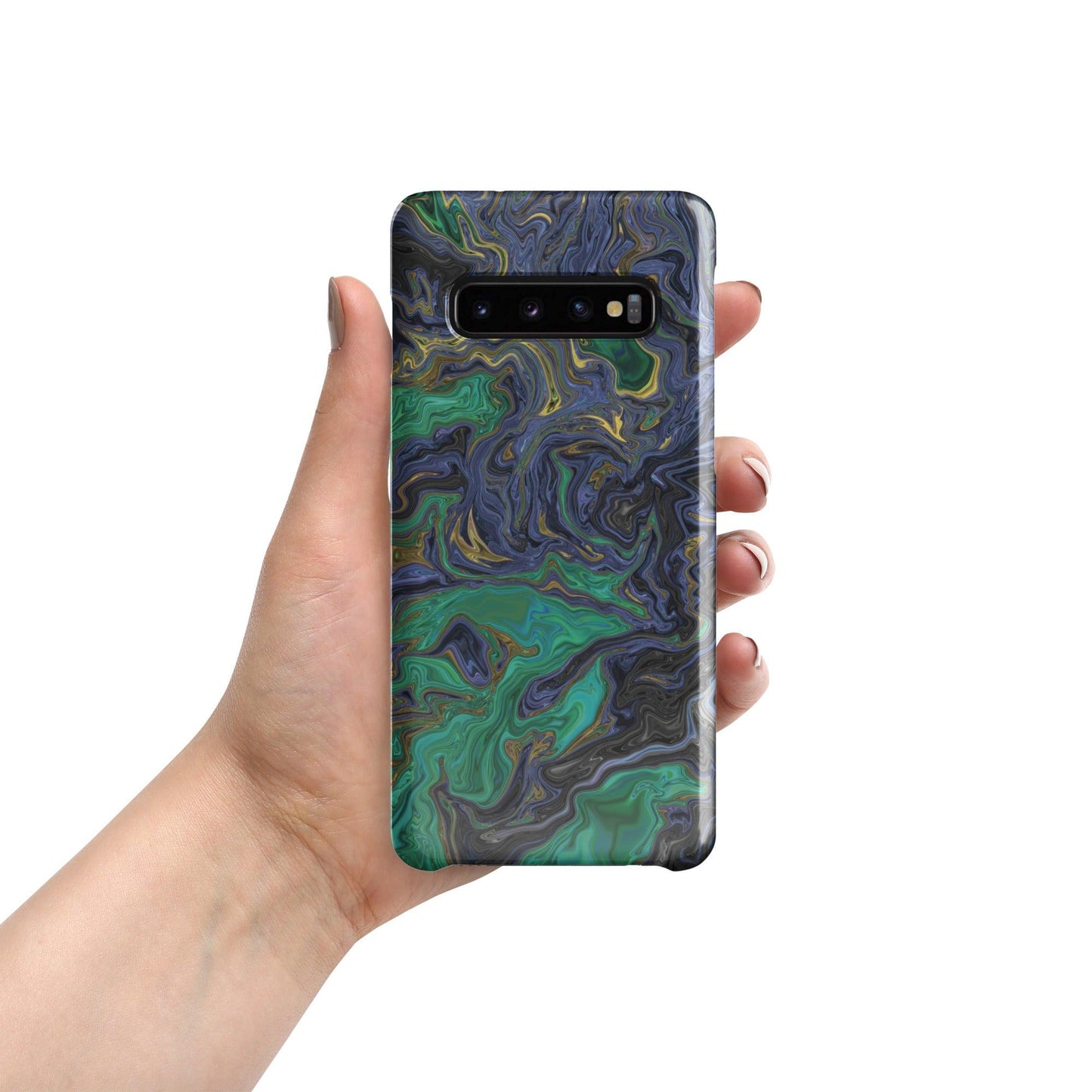 Emerald Green Marble Case Samsung - Clover Collection Shop