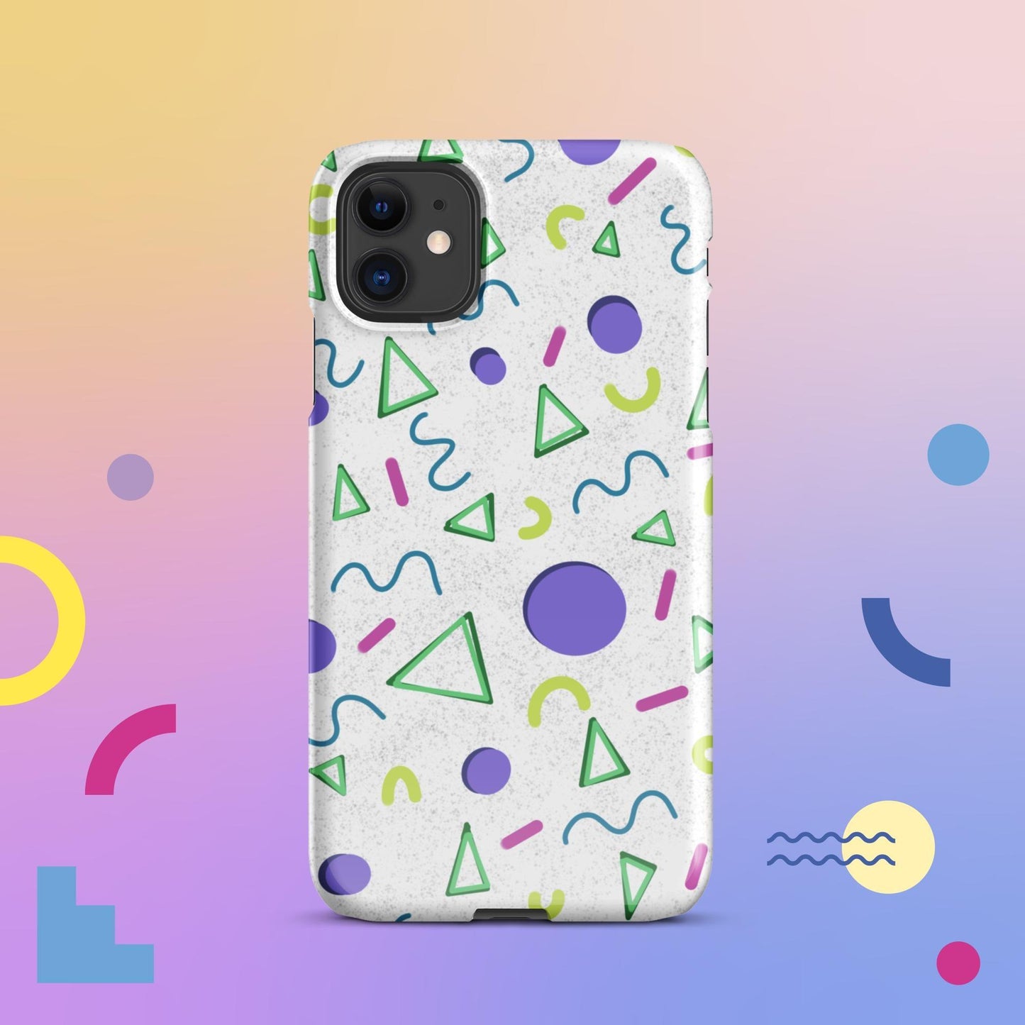 Funky Shapes Summer Vibes Snap case for iPhone® - Clover Collection Shop