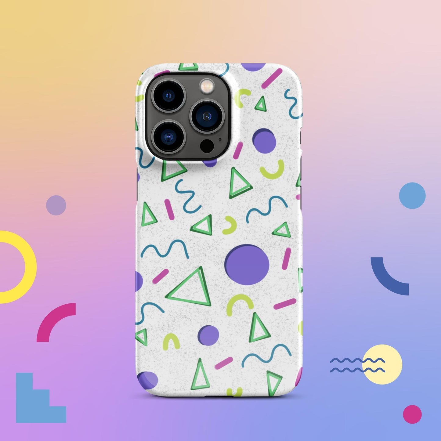 Funky Shapes Summer Vibes Snap case for iPhone® - Clover Collection Shop