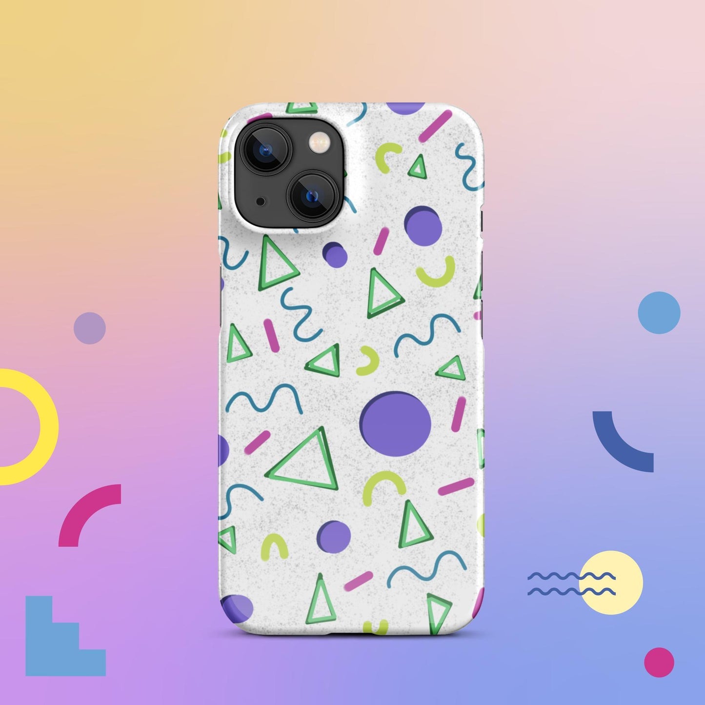 Funky Shapes Summer Vibes Snap case for iPhone® - Clover Collection Shop