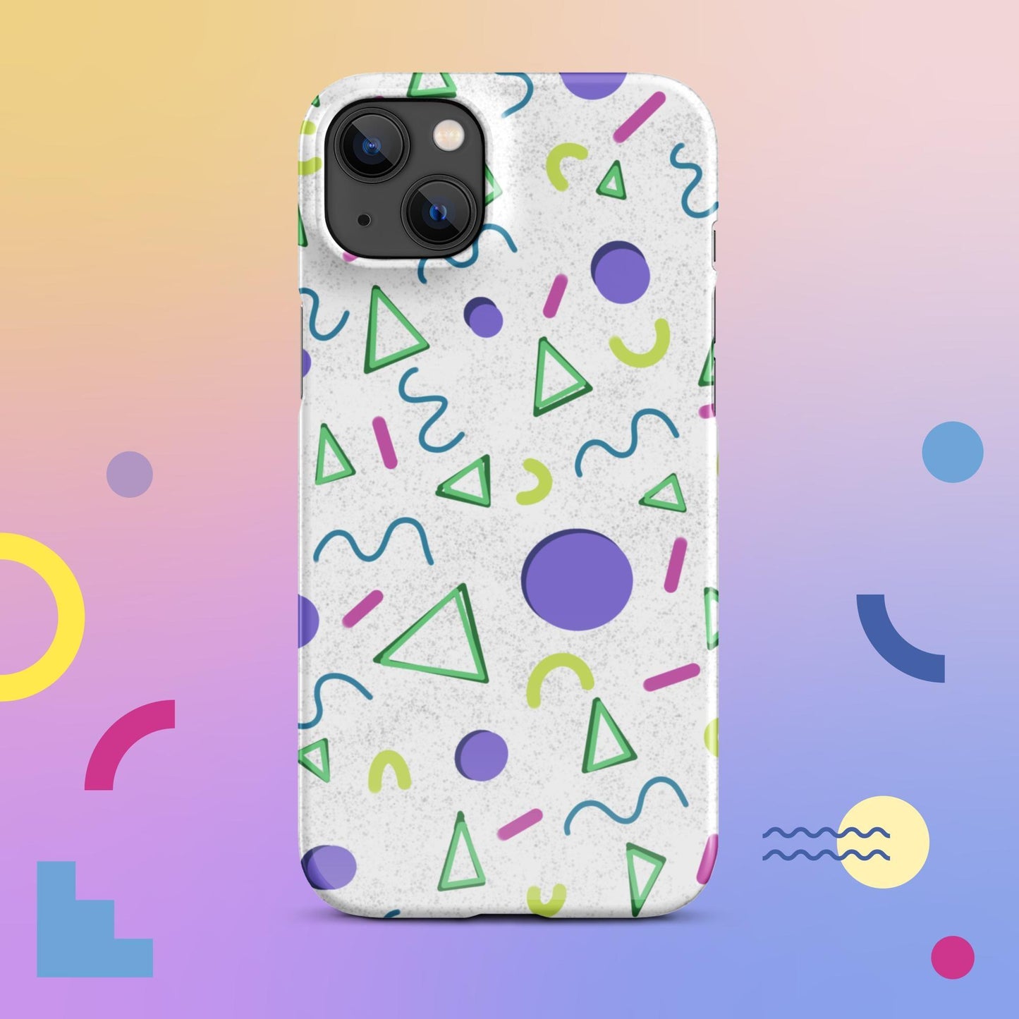 Funky Shapes Summer Vibes Snap case for iPhone® - Clover Collection Shop