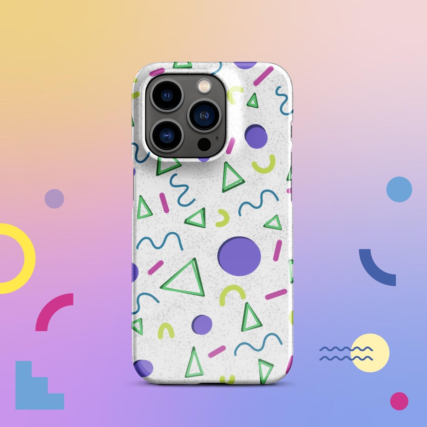 Funky Shapes Summer Vibes Snap case for iPhone® - Clover Collection Shop