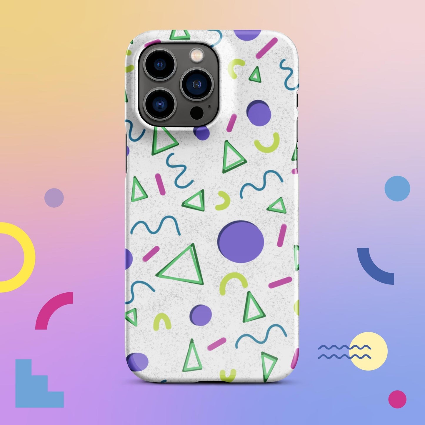Funky Shapes Summer Vibes Snap case for iPhone® - Clover Collection Shop