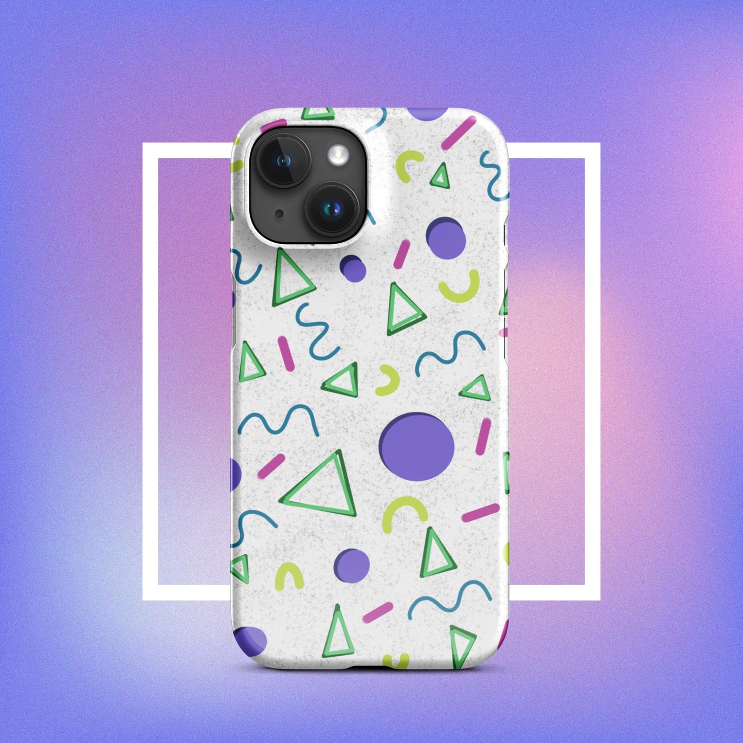 Funky Shapes Summer Vibes Snap case for iPhone® - Clover Collection Shop