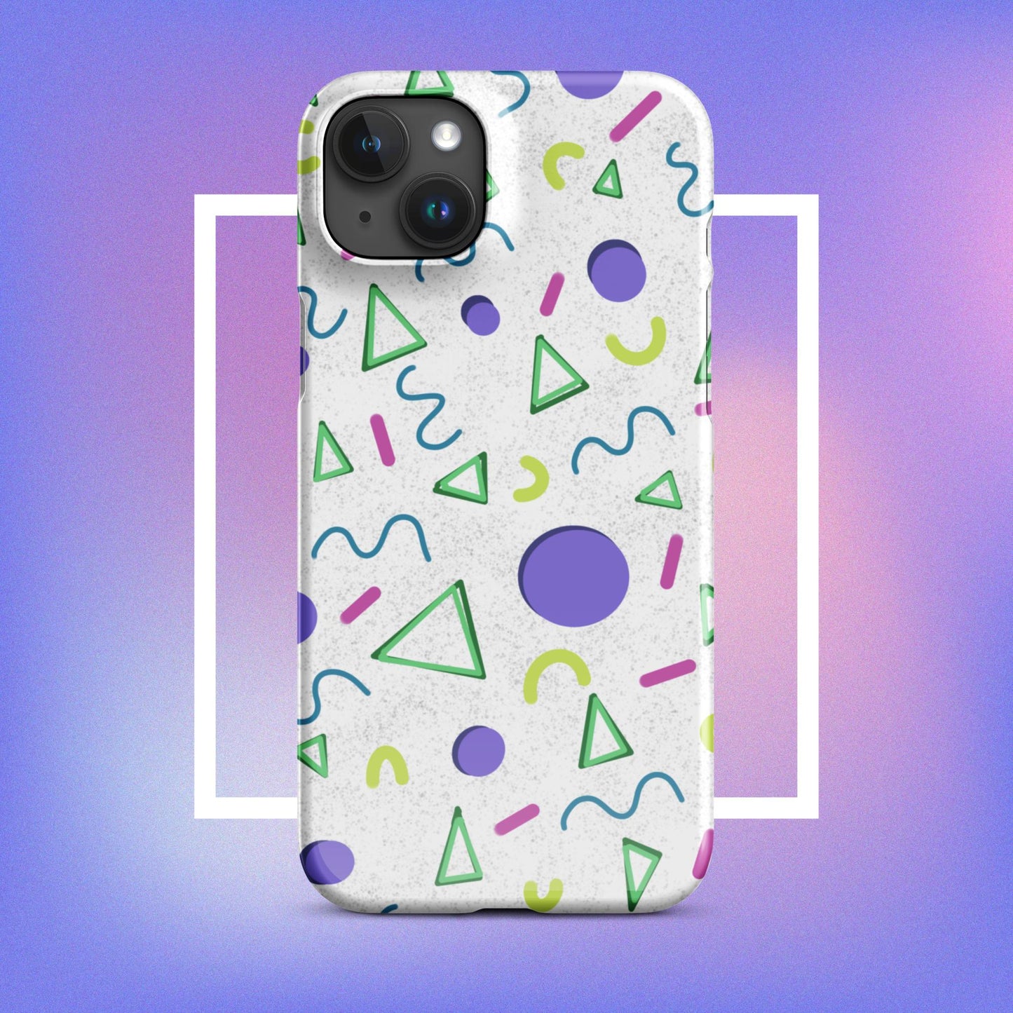 Funky Shapes Summer Vibes Snap case for iPhone® - Clover Collection Shop
