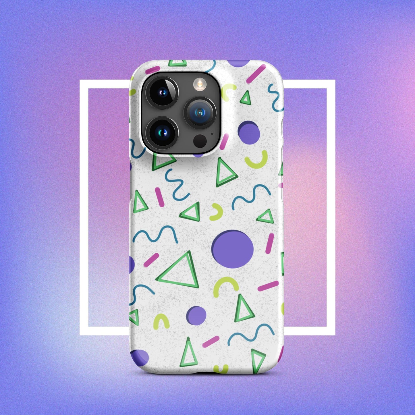 Funky Shapes Summer Vibes Snap case for iPhone® - Clover Collection Shop