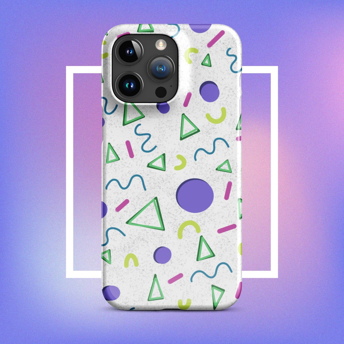 Funky Shapes Summer Vibes Snap case for iPhone® - Clover Collection Shop