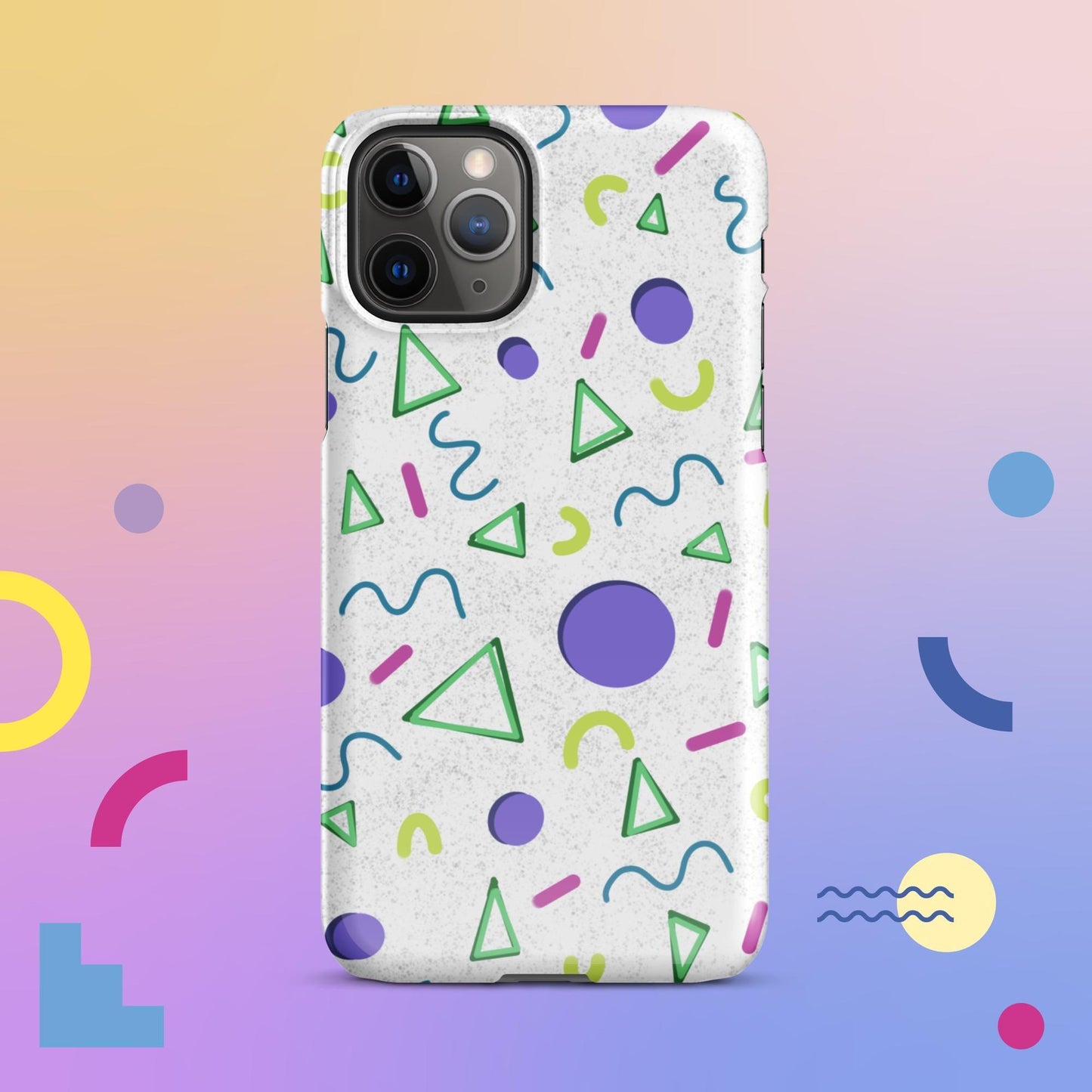 Funky Shapes Summer Vibes Snap case for iPhone® - Clover Collection Shop