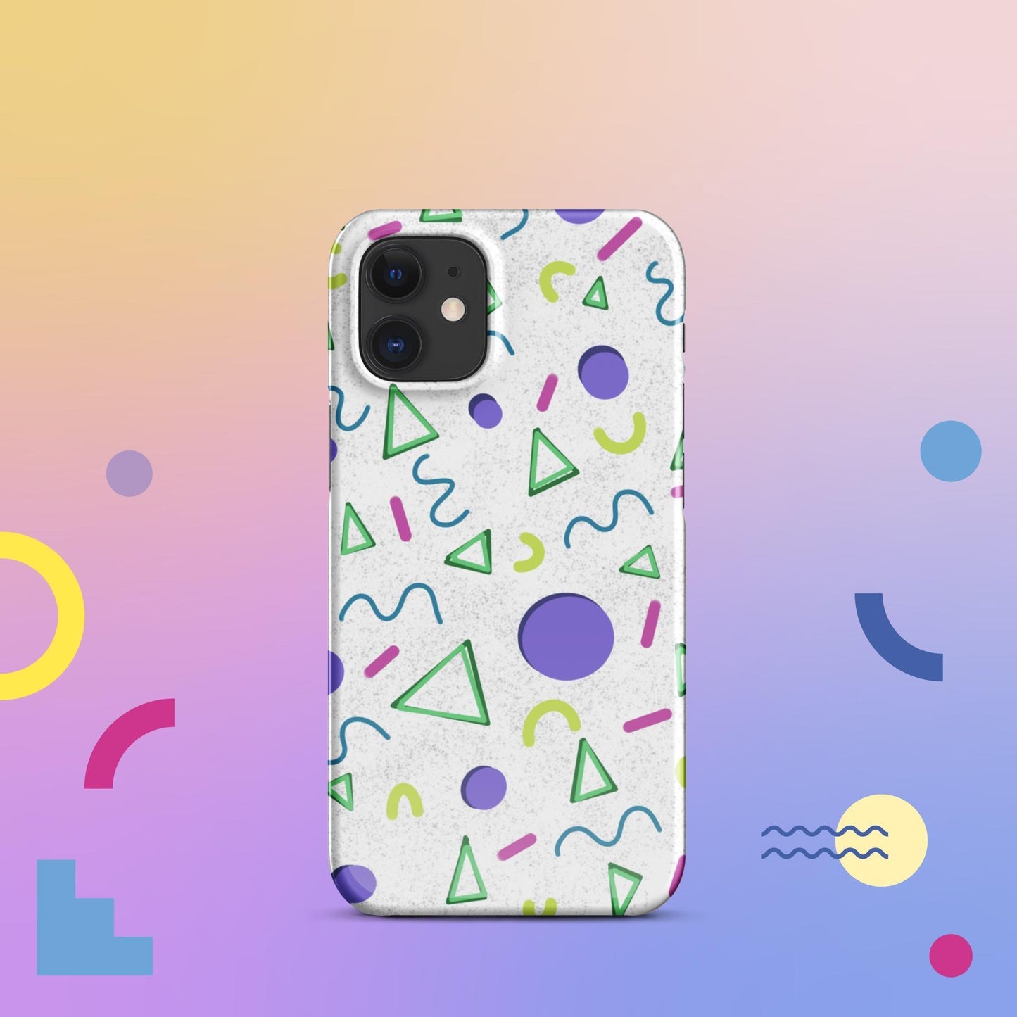 Funky Shapes Summer Vibes Snap case for iPhone® - Clover Collection Shop