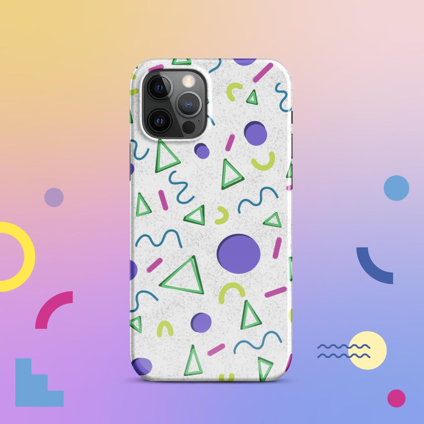 Funky Shapes Summer Vibes Snap case for iPhone® - Clover Collection Shop