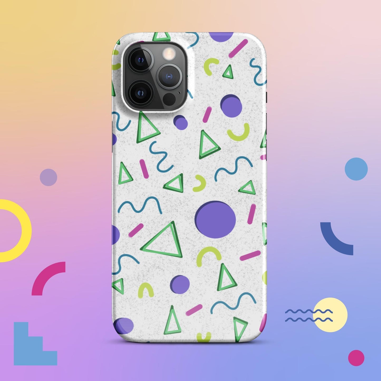 Funky Shapes Summer Vibes Snap case for iPhone® - Clover Collection Shop