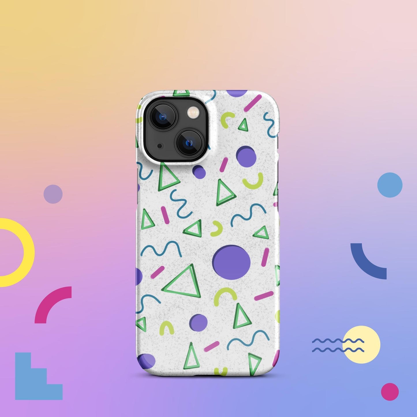 Funky Shapes Summer Vibes Snap case for iPhone® - Clover Collection Shop
