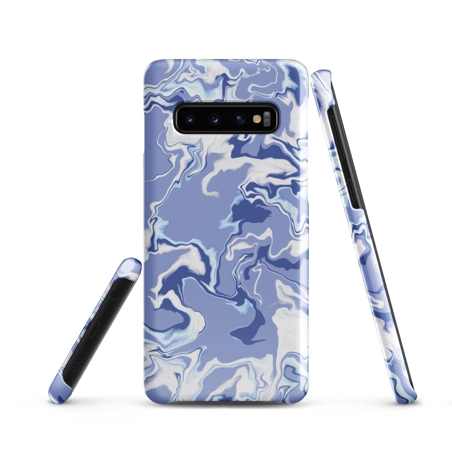 Pastel Blue Marble Case Samsung - Clover Collection Shop