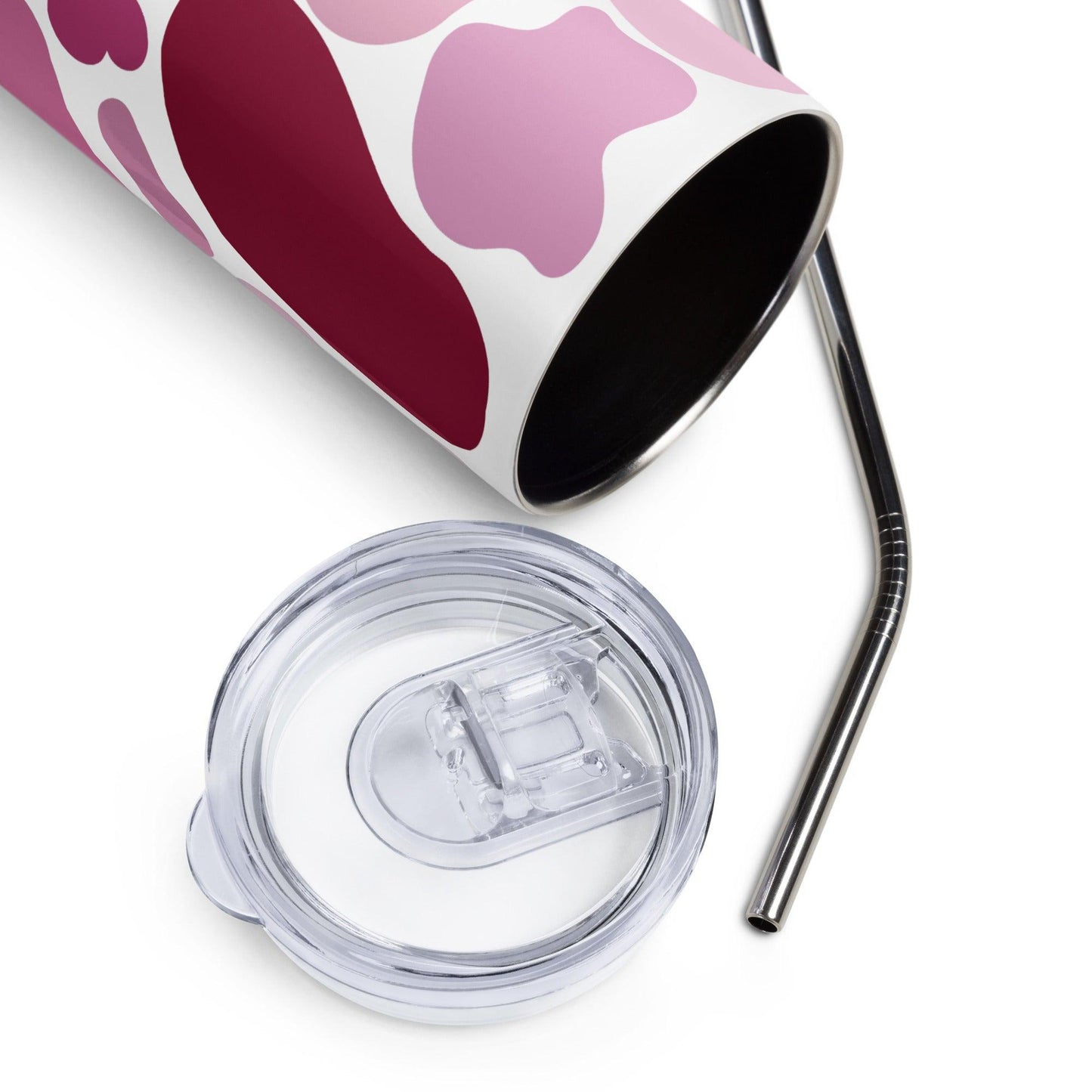 Pink Patch Stainless Steel Tumbler - Clover Collection Shop