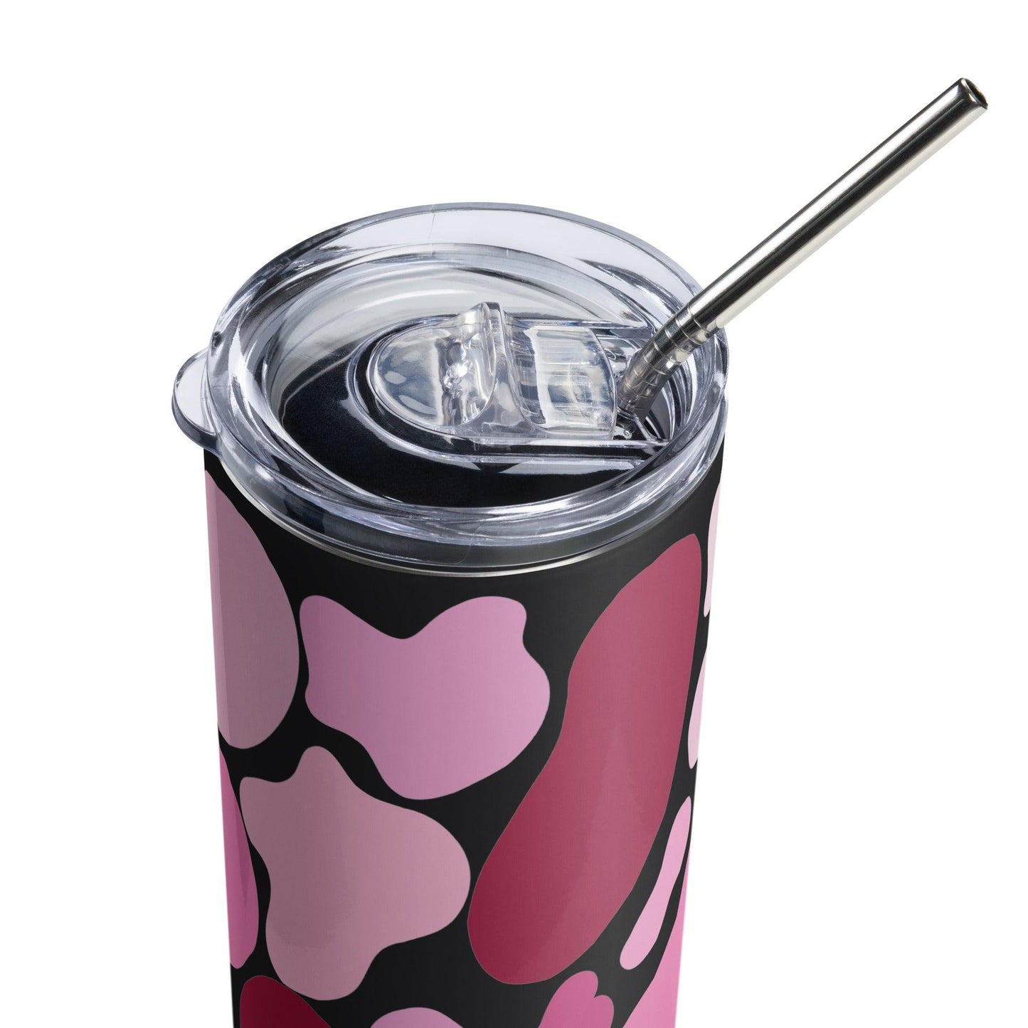 Pink Patch Stainless Steel Tumbler - Clover Collection Shop