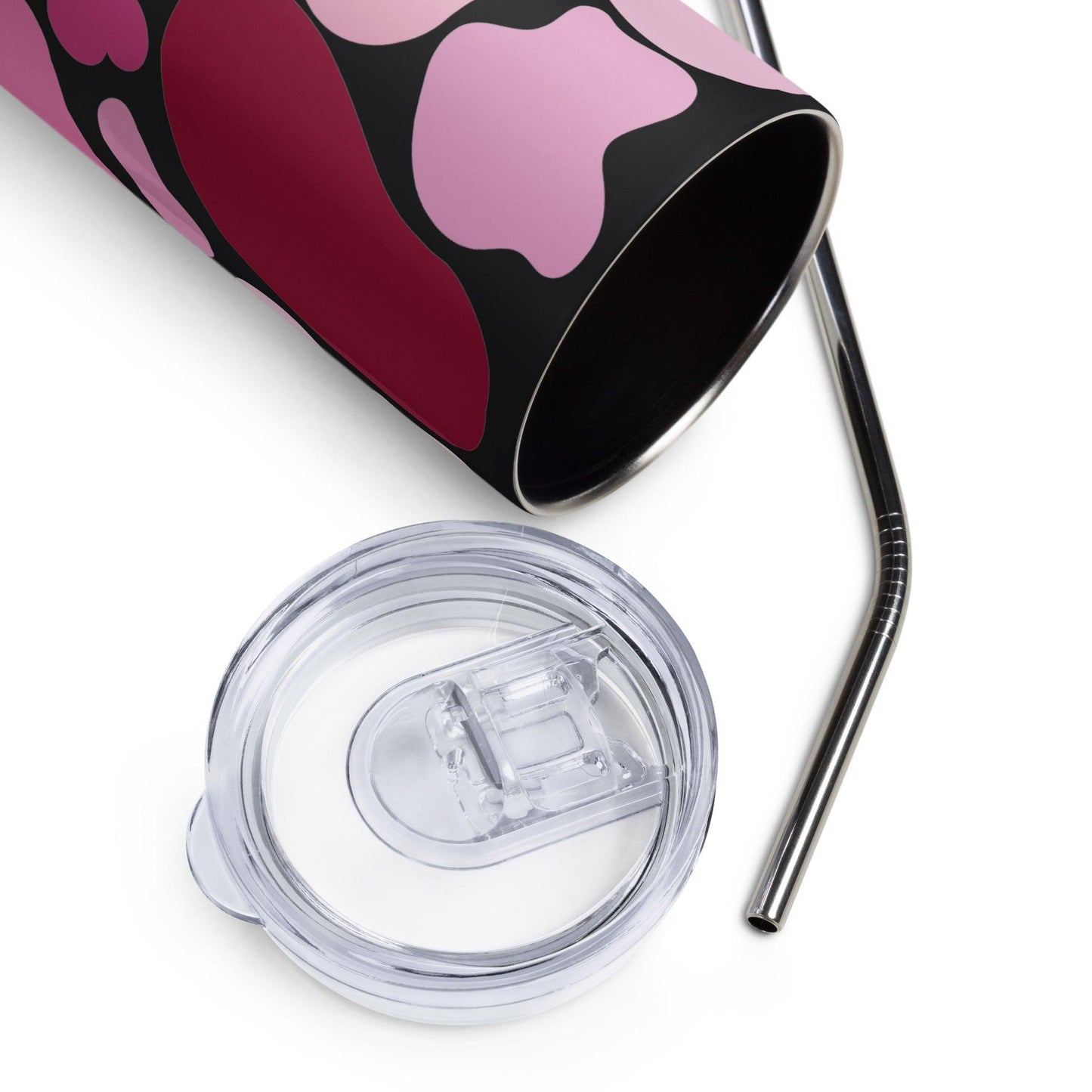Pink Patch Stainless Steel Tumbler - Clover Collection Shop
