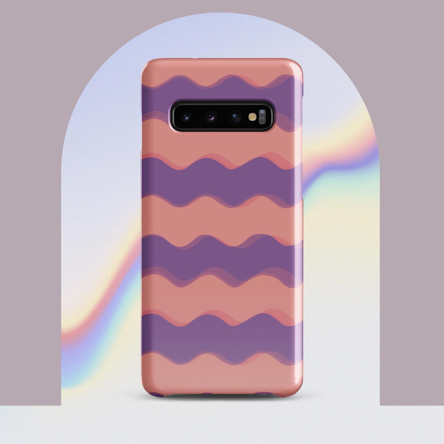 Purple Waves Summer Vibes Snap case for Samsung® - Clover Collection Shop