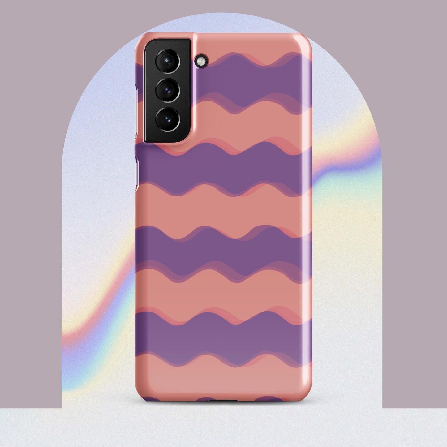 Purple Waves Summer Vibes Snap case for Samsung® - Clover Collection Shop