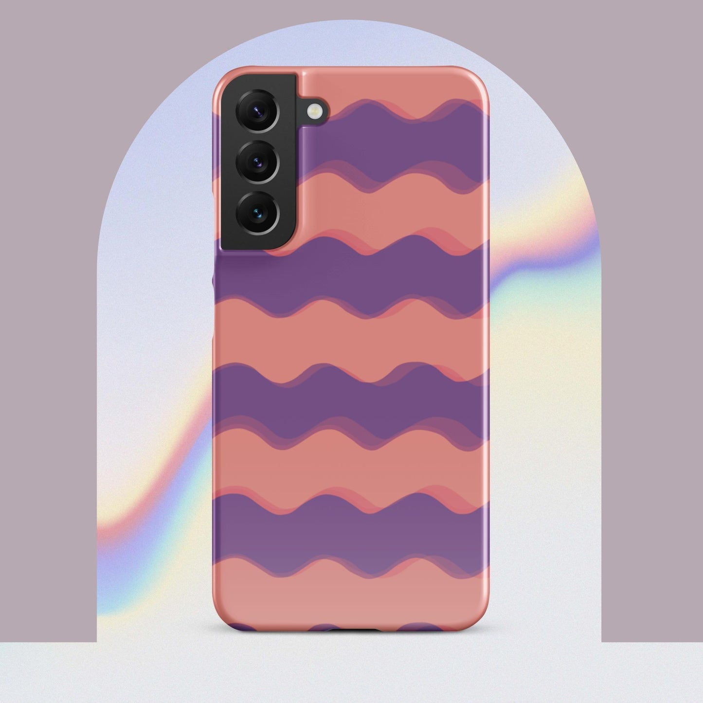 Purple Waves Summer Vibes Snap case for Samsung® - Clover Collection Shop