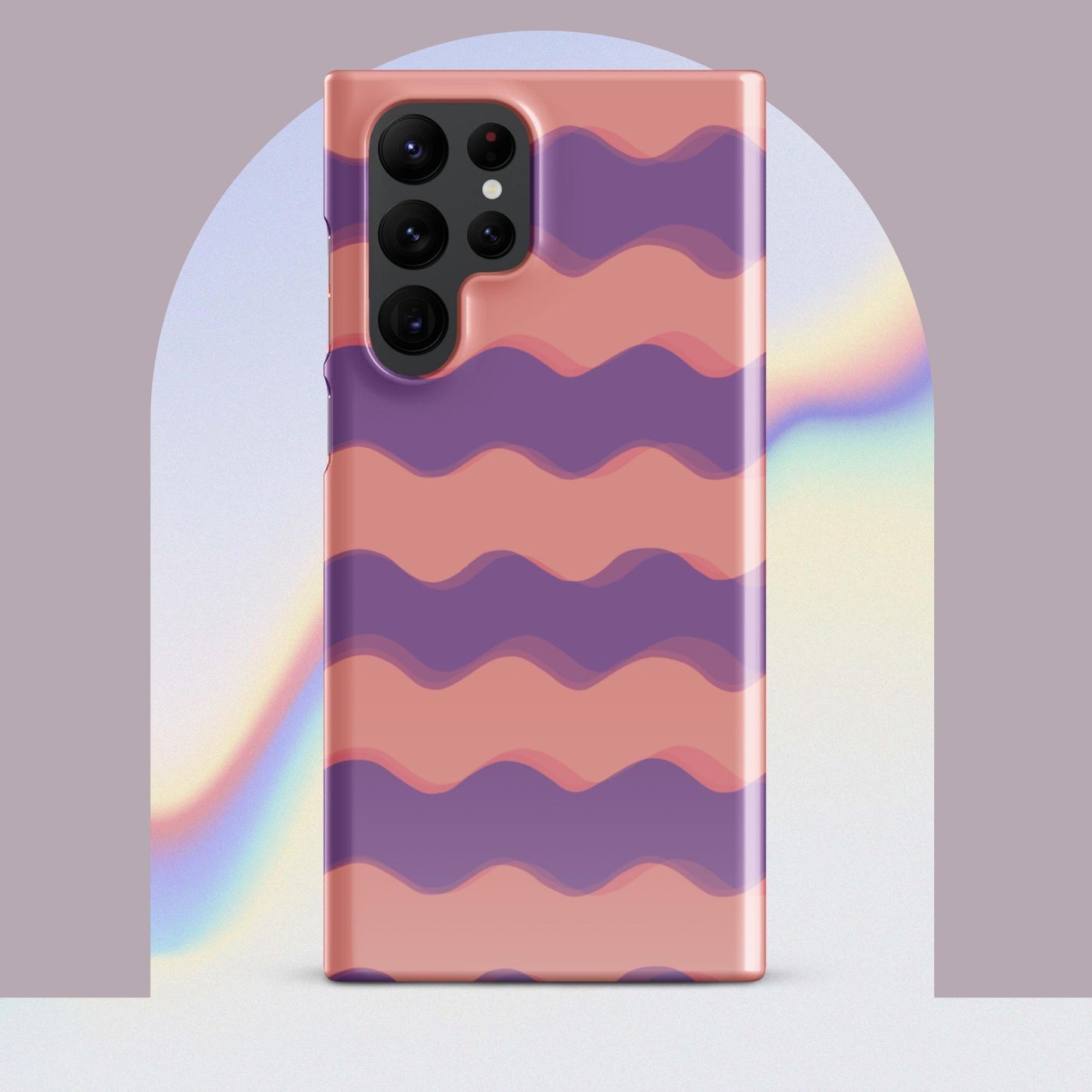 Purple Waves Summer Vibes Snap case for Samsung® - Clover Collection Shop