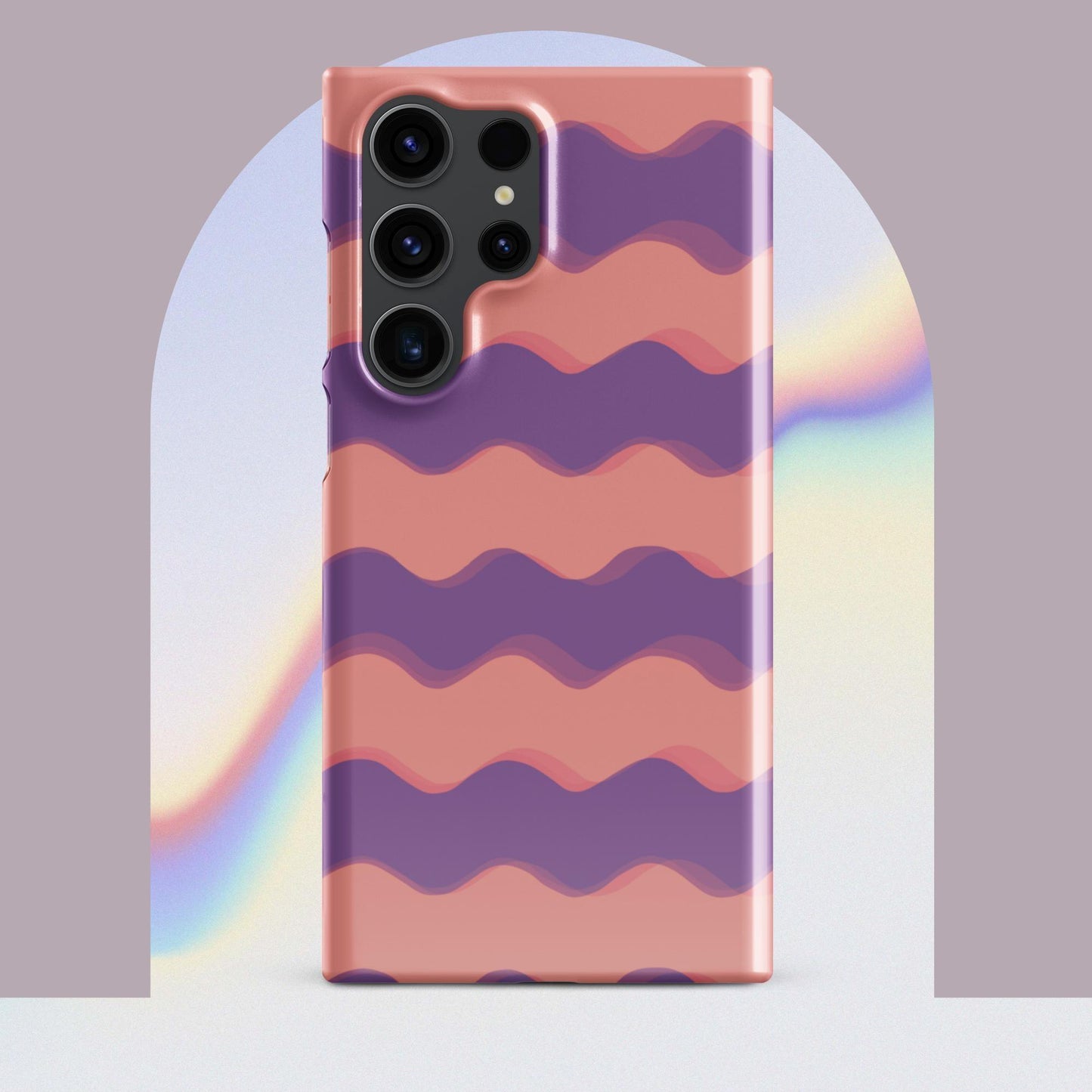 Purple Waves Summer Vibes Snap case for Samsung® - Clover Collection Shop