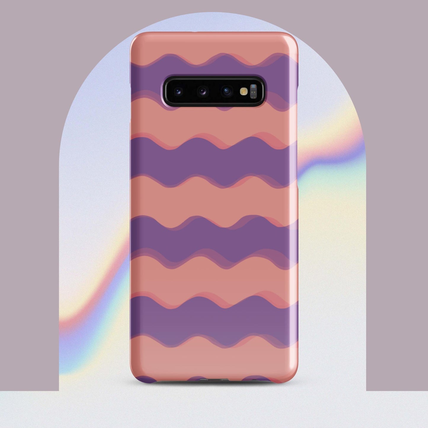 Purple Waves Summer Vibes Snap case for Samsung® - Clover Collection Shop