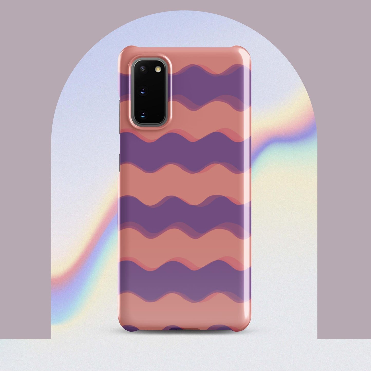 Purple Waves Summer Vibes Snap case for Samsung® - Clover Collection Shop