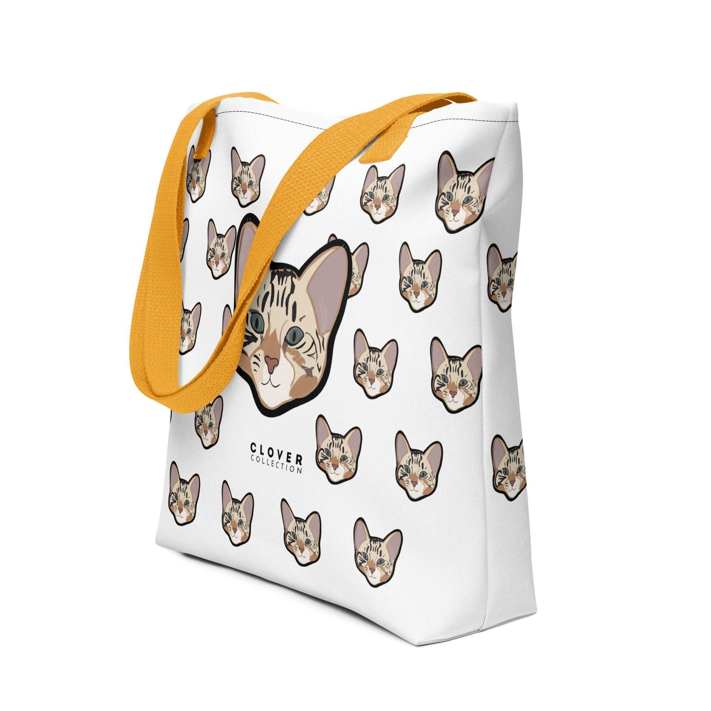 Put Your Pet on a Premium Tote Bag (All Over Print) - Clover Collection Shop