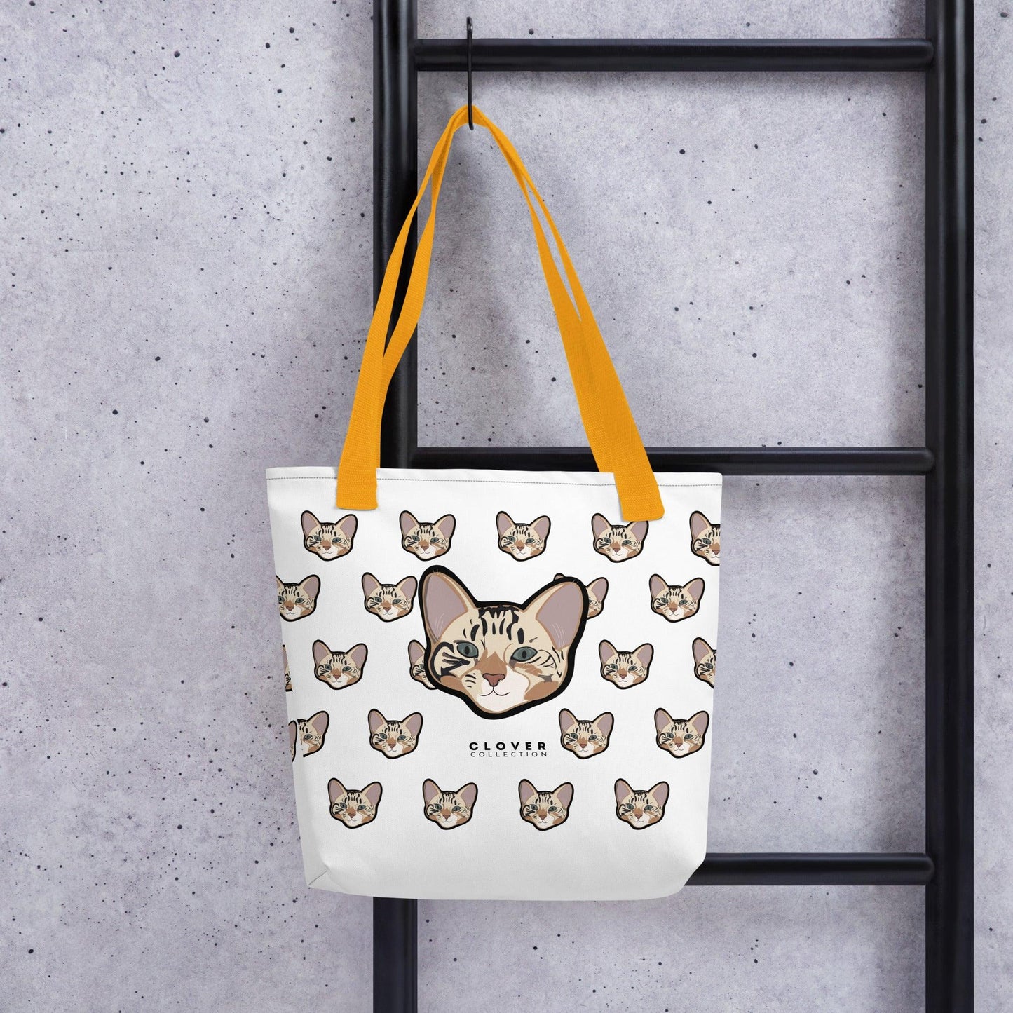 Put Your Pet on a Premium Tote Bag (All Over Print) - Clover Collection Shop