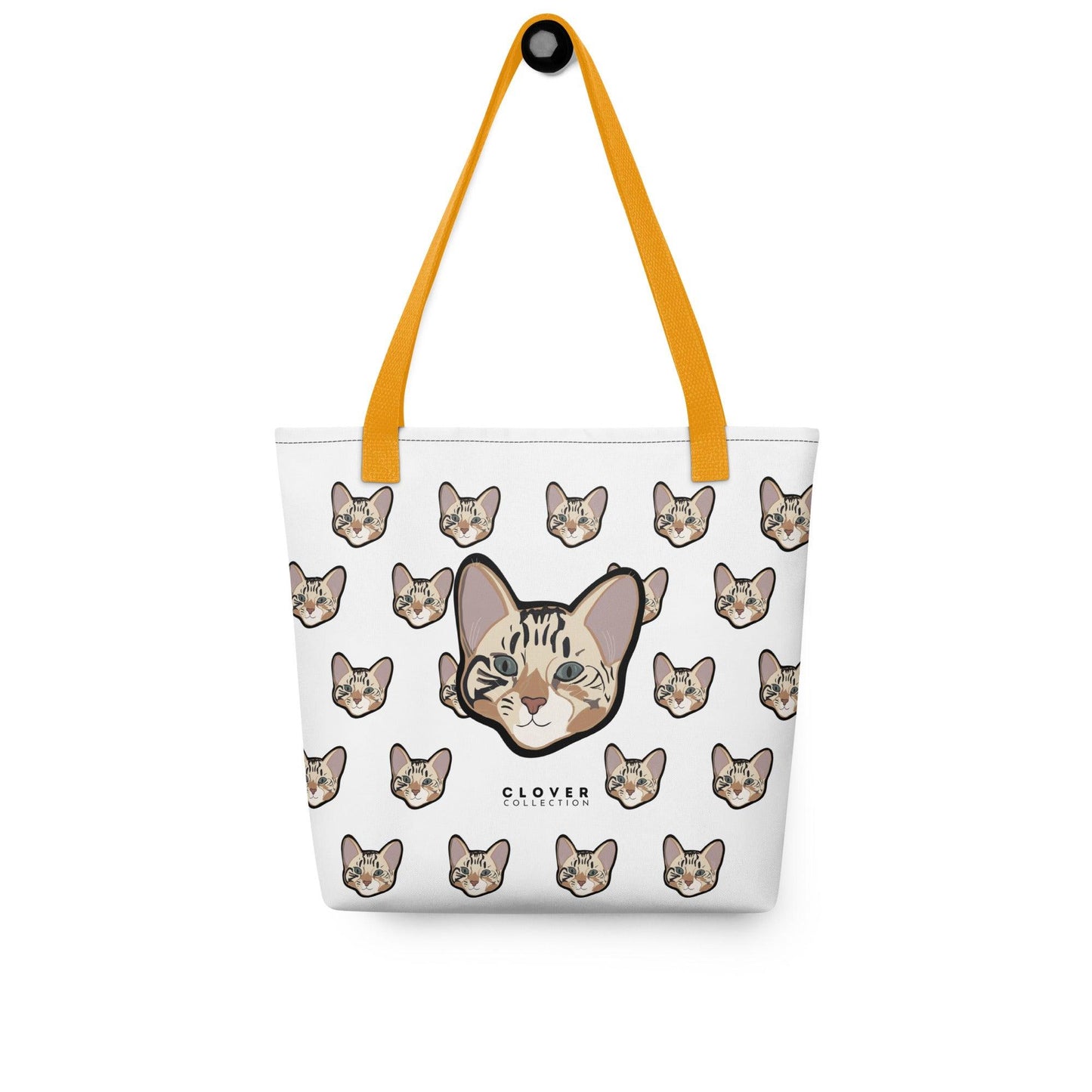 Put Your Pet on a Premium Tote Bag (All Over Print) - Clover Collection Shop