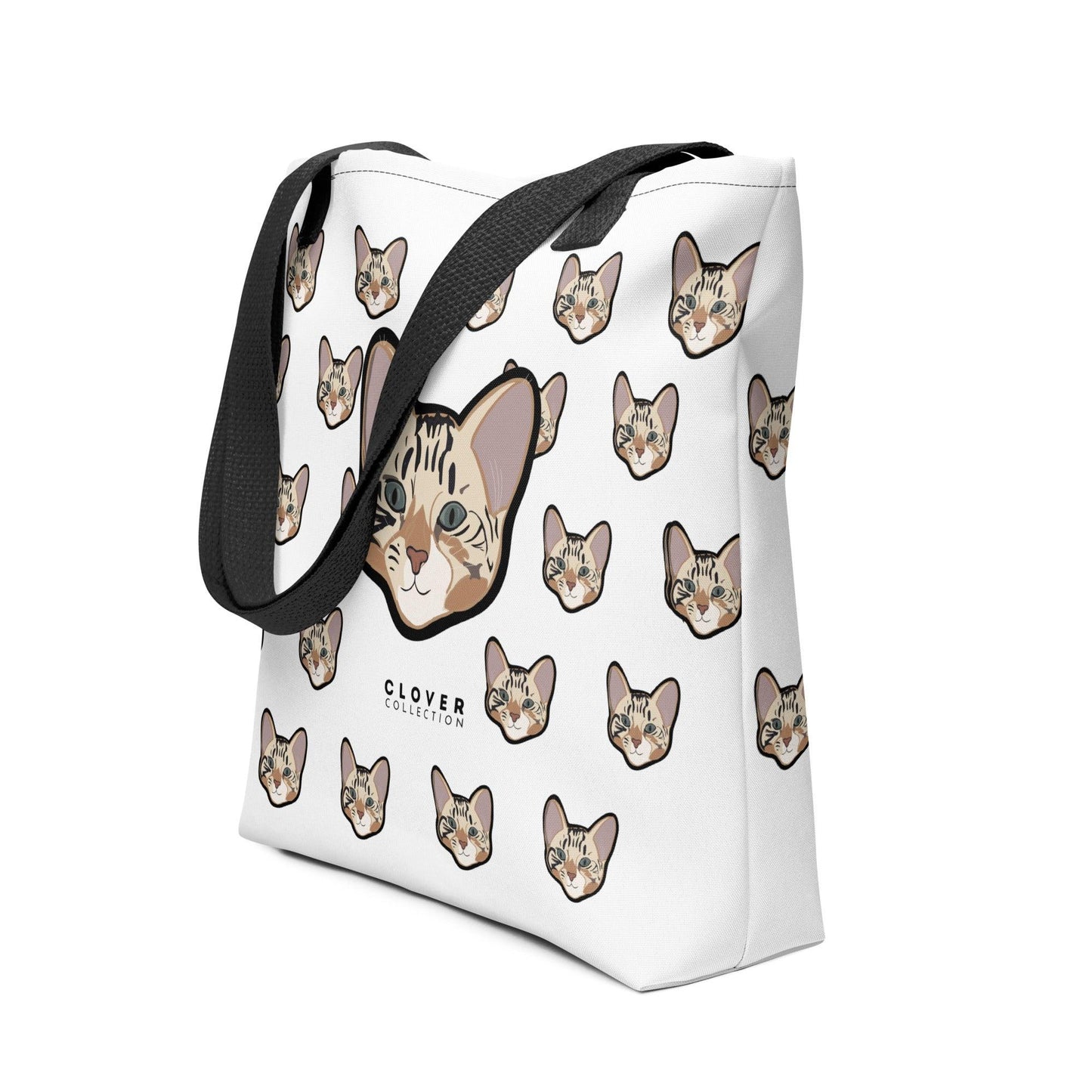 Put Your Pet on a Premium Tote Bag (All Over Print) - Clover Collection Shop