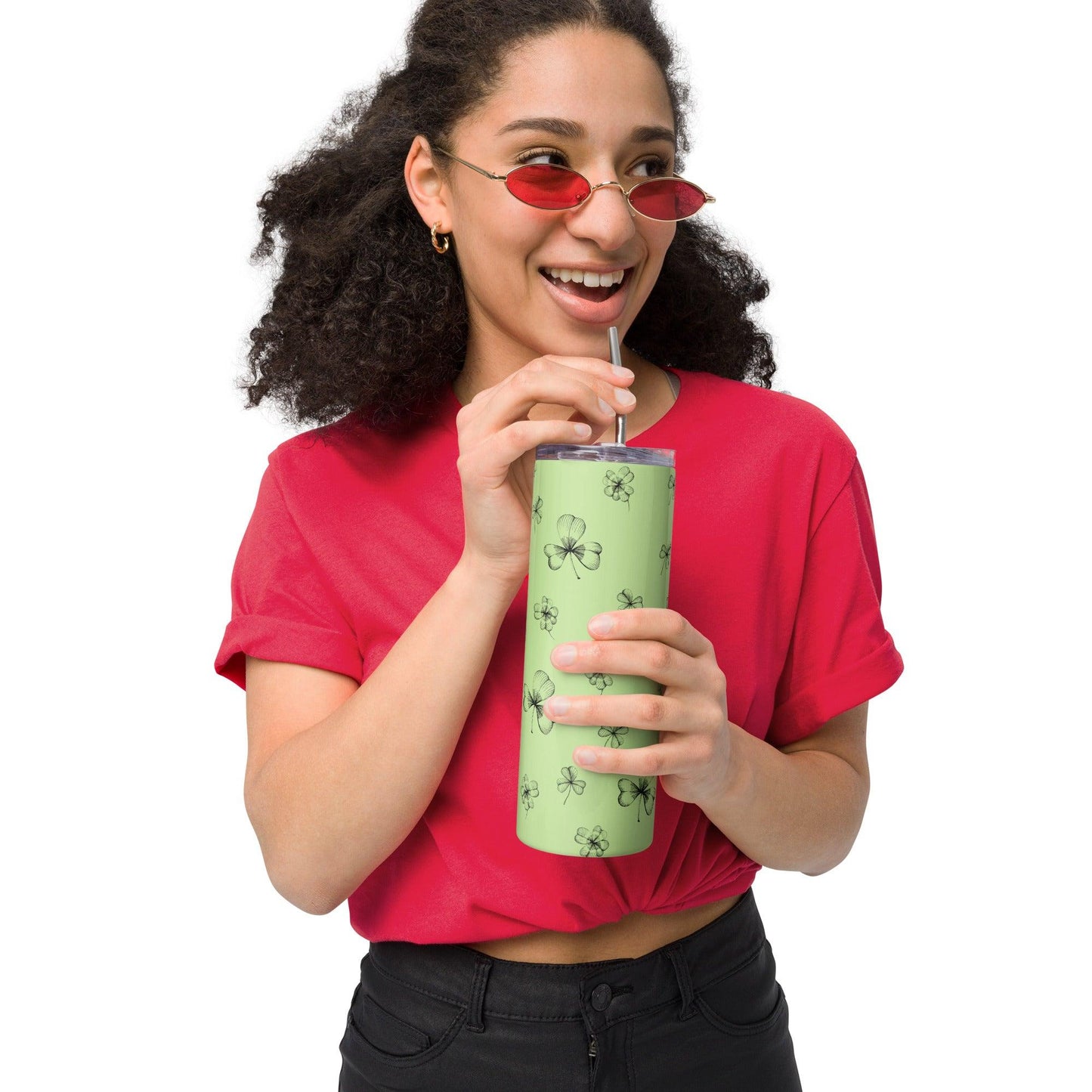 Shamrock Stainless Steel Tumbler - Clover Collection Shop