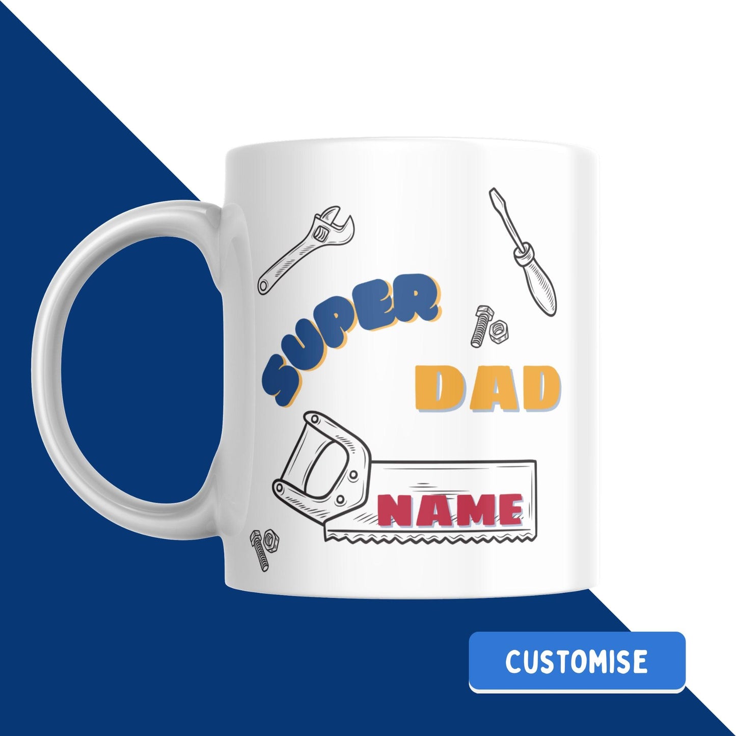 Super Dad Mug - Clover Collection Shop