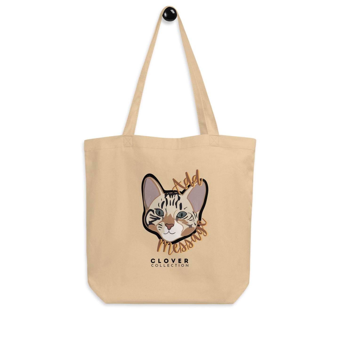 Tabby Cat Eco Tote Bag - Clover Collection Shop