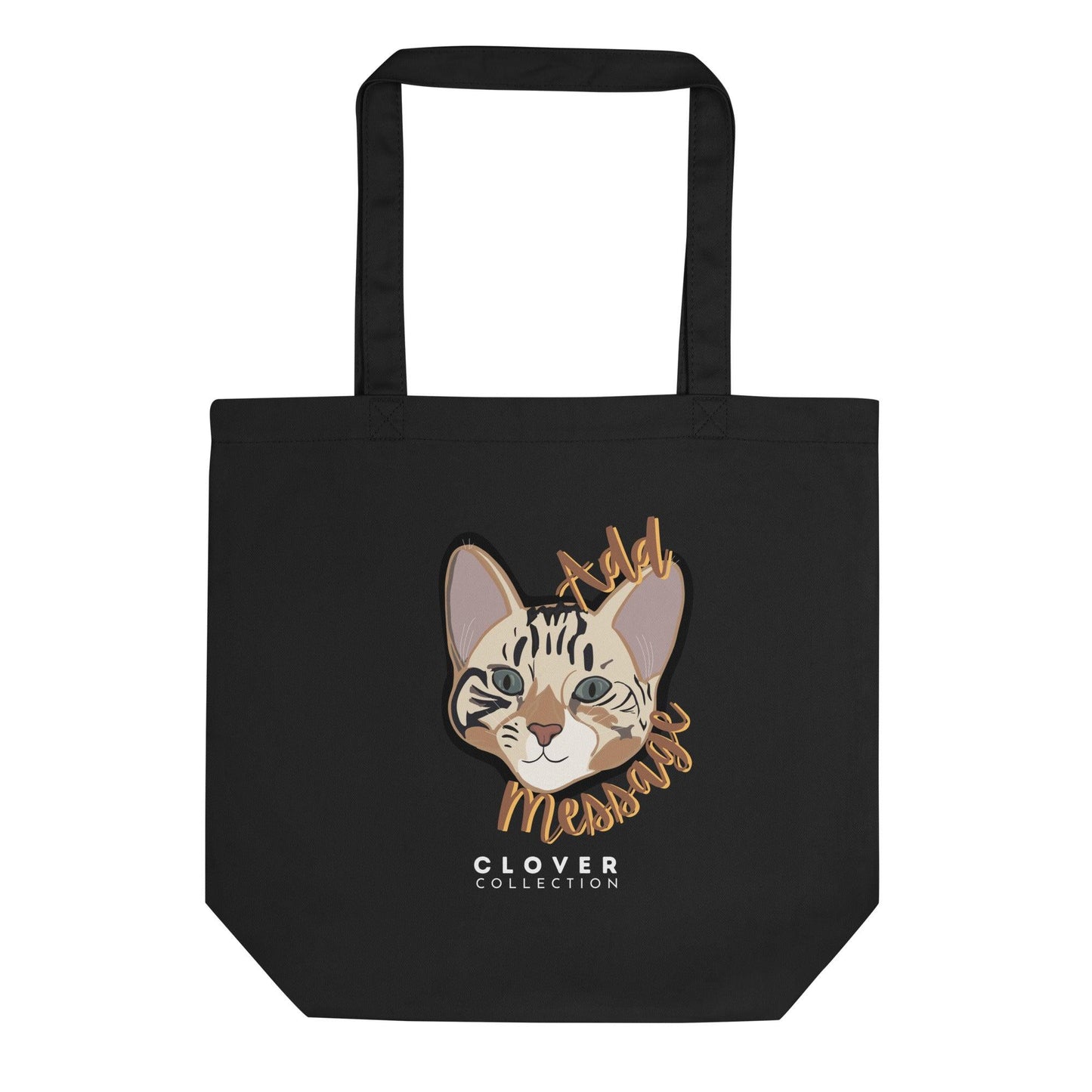 Tabby Cat Eco Tote Bag - Clover Collection Shop
