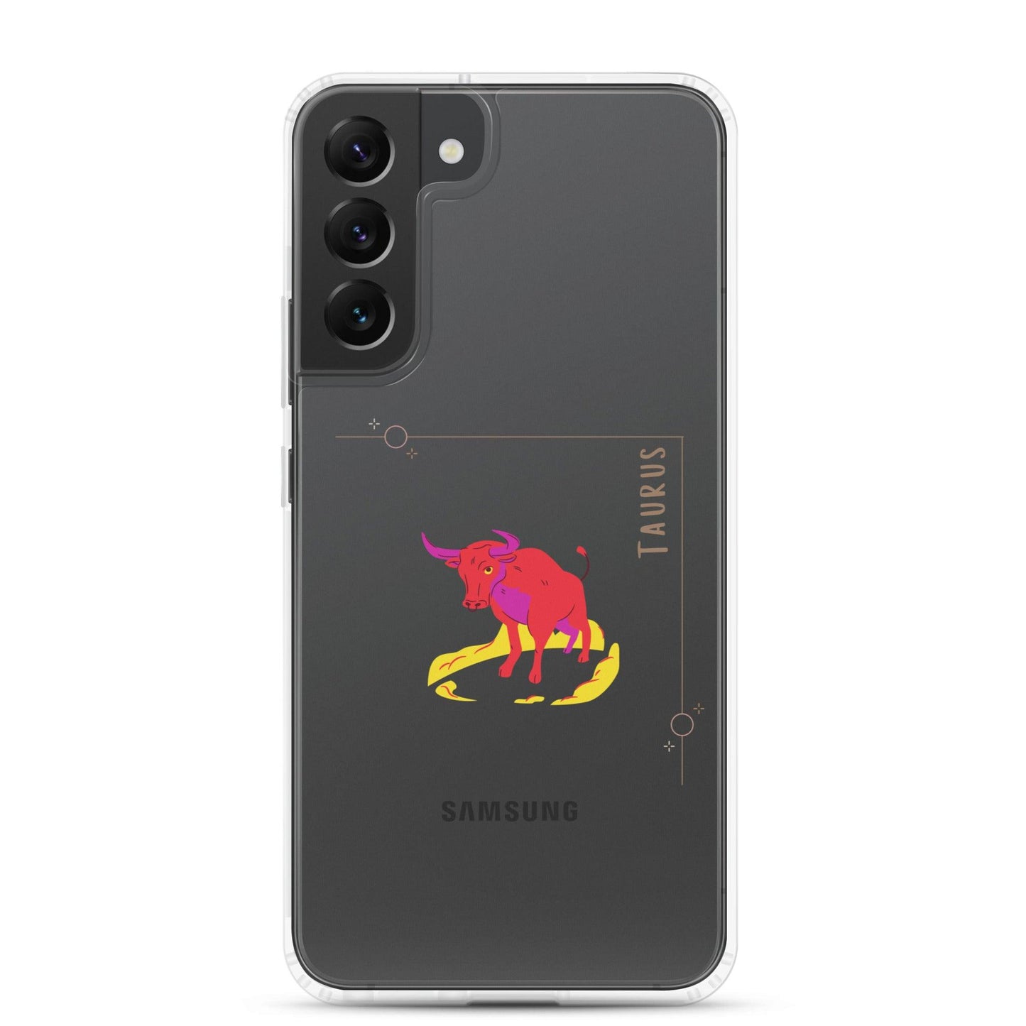 Taurus Star Sign Clear Case for Samsung® - Clover Collection Shop