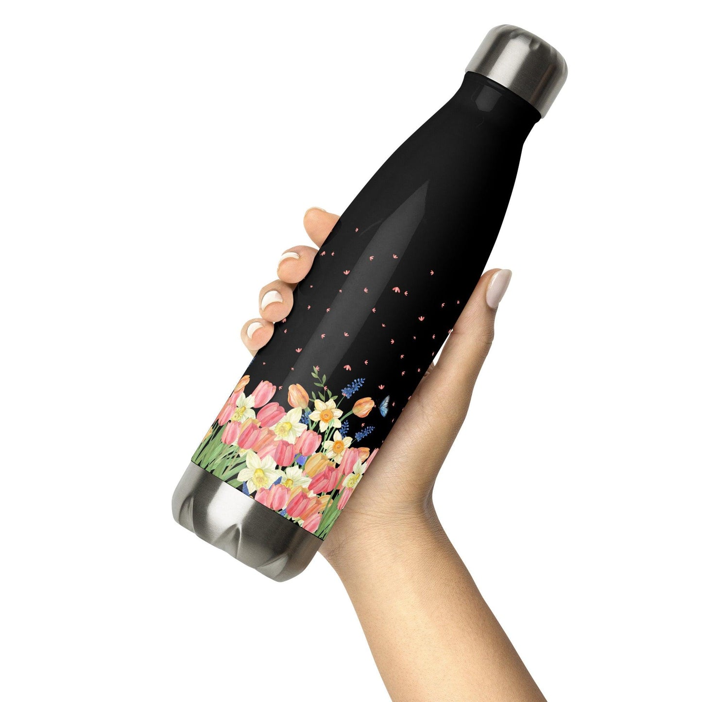 Tulip Spring Stainless Steel Water Bottle - Clover Collection Shop