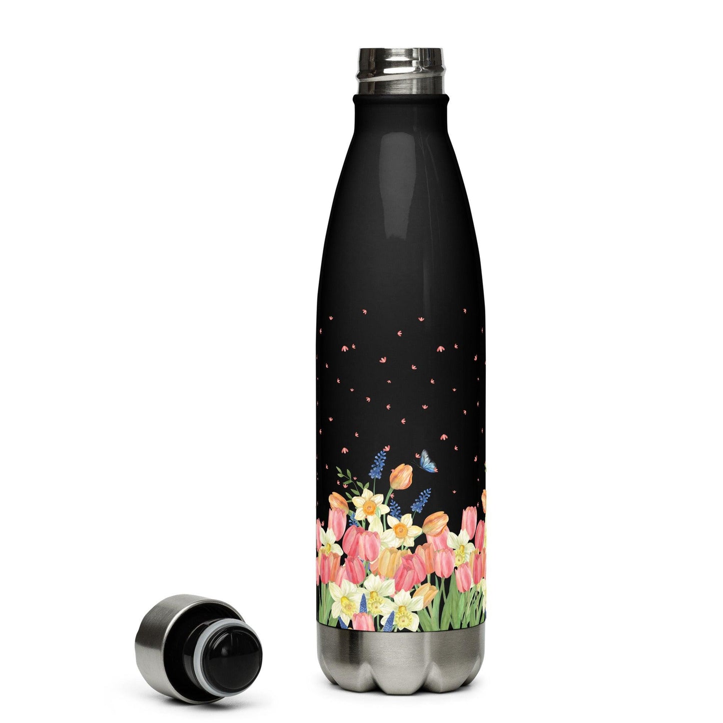 Tulip Spring Stainless Steel Water Bottle - Clover Collection Shop