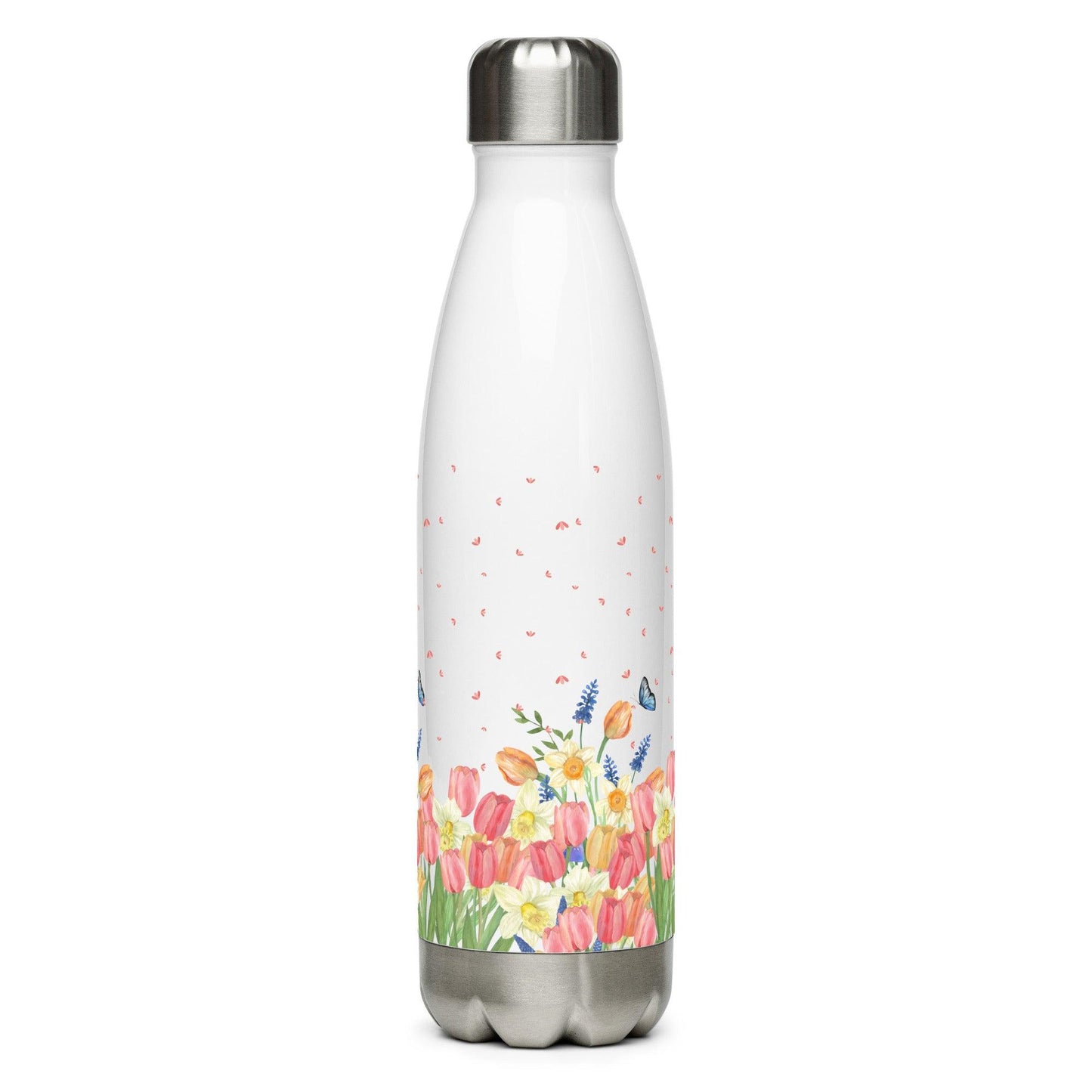 Tulip Spring Stainless Steel Water Bottle - Clover Collection Shop