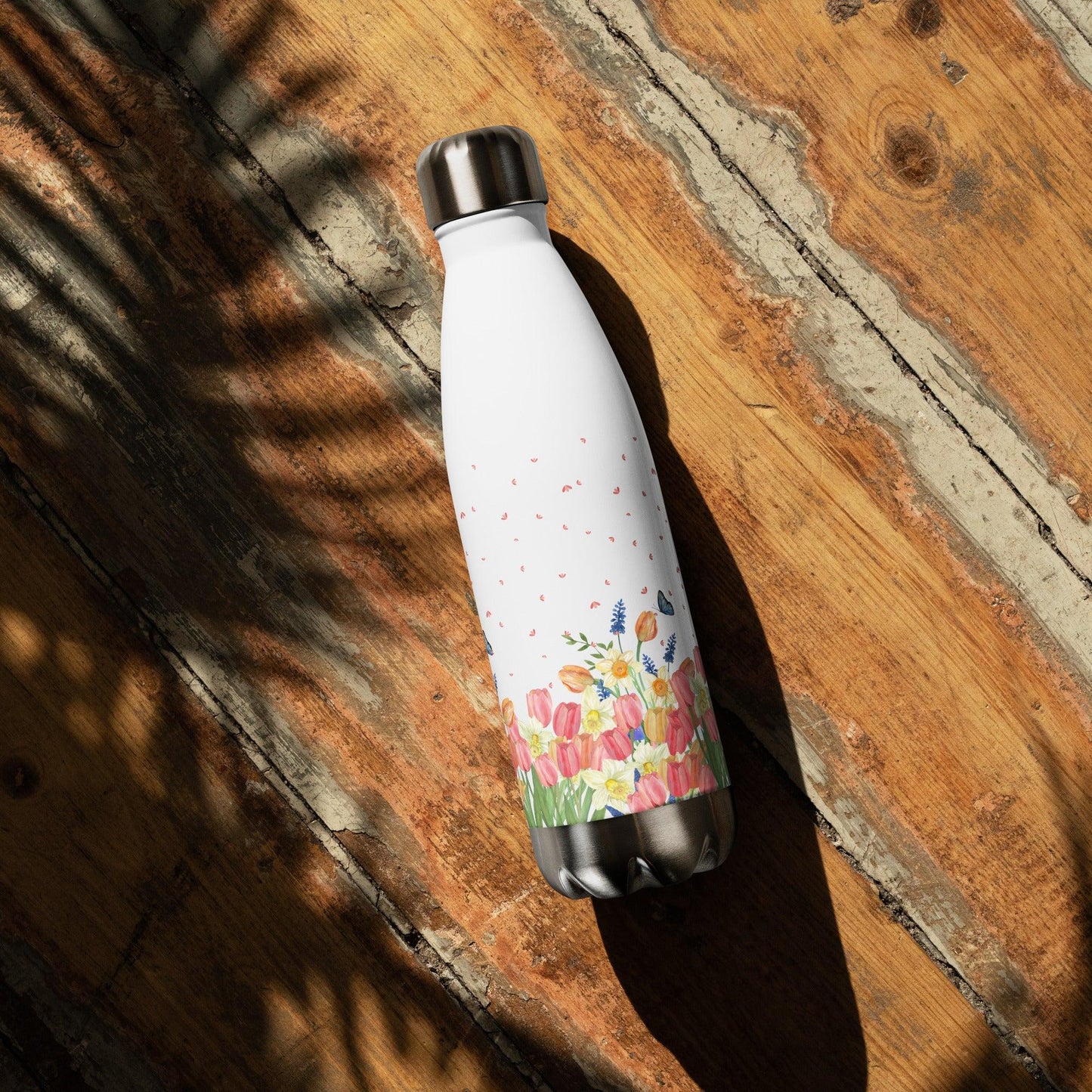 Tulip Spring Stainless Steel Water Bottle - Clover Collection Shop