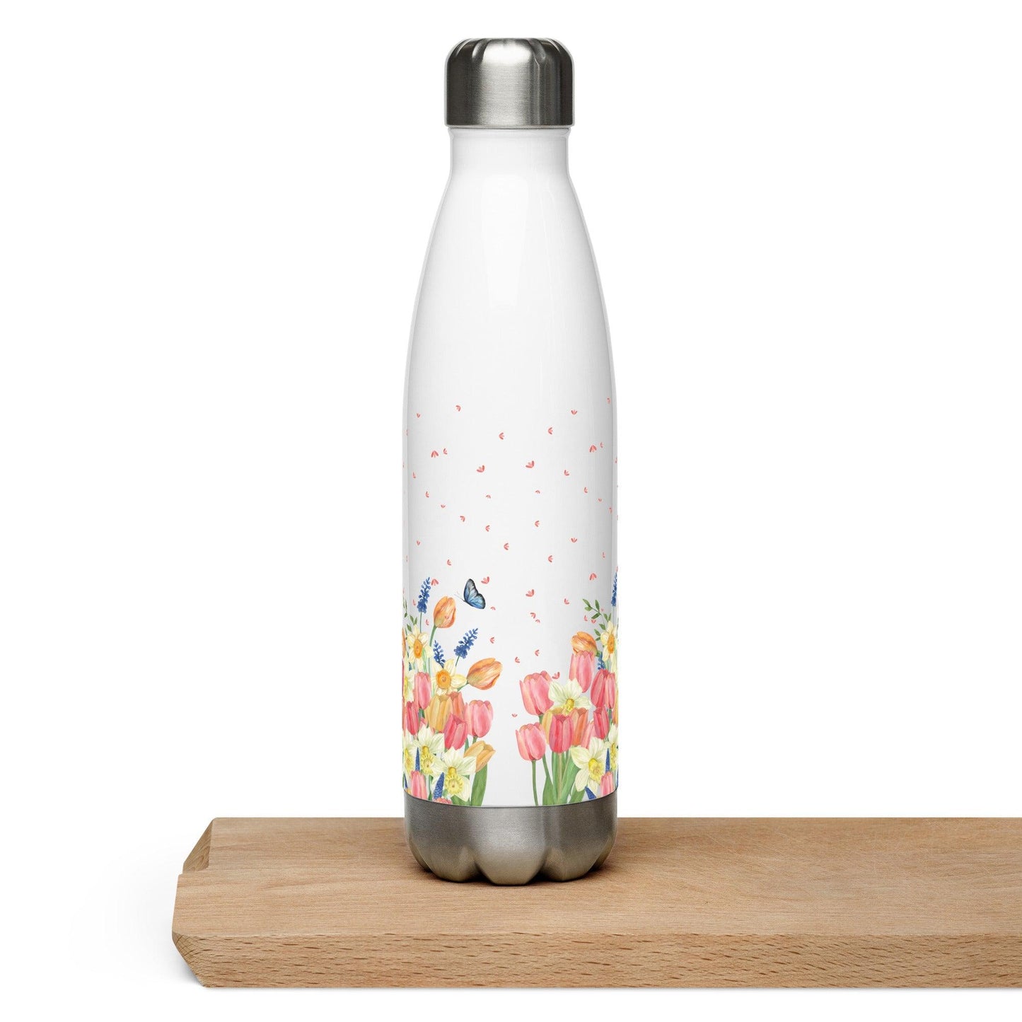 Tulip Spring Stainless Steel Water Bottle - Clover Collection Shop