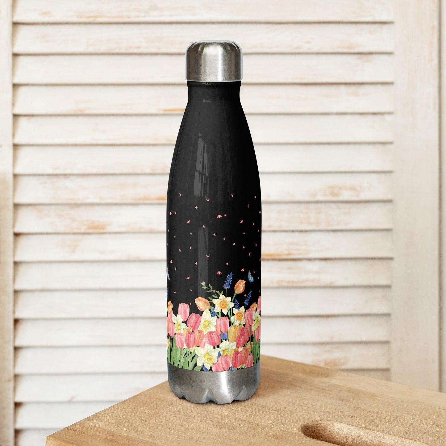 Tulip Spring Stainless Steel Water Bottle - Clover Collection Shop