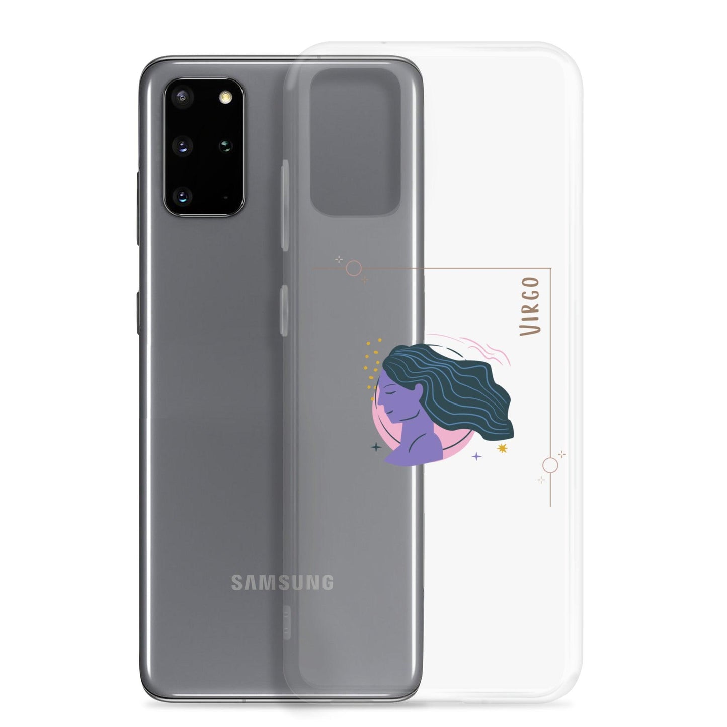 Virgo Star Sign Clear Case for Samsung® - Clover Collection Shop