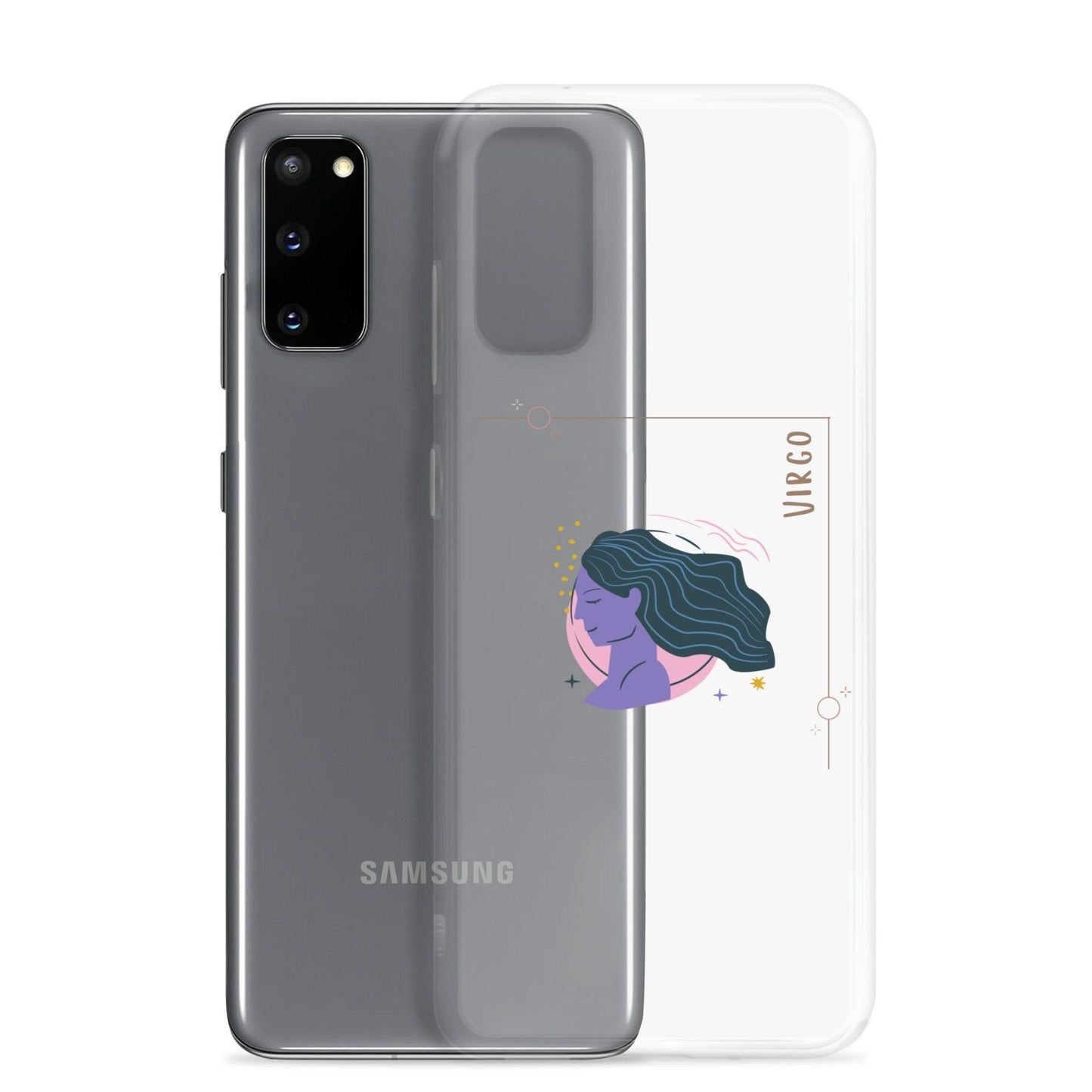 Virgo Star Sign Clear Case for Samsung® - Clover Collection Shop