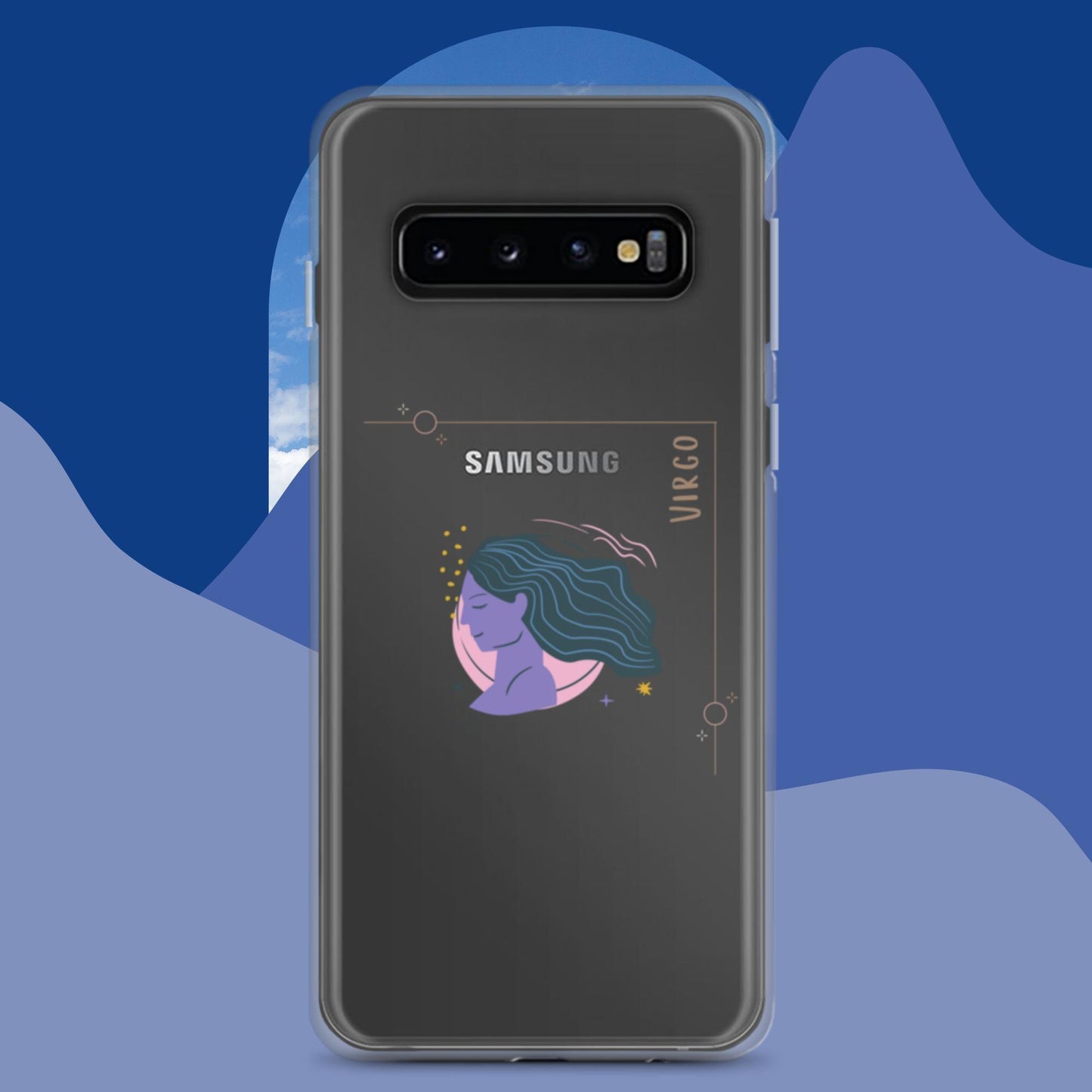 Virgo Star Sign Clear Case for Samsung® - Clover Collection Shop