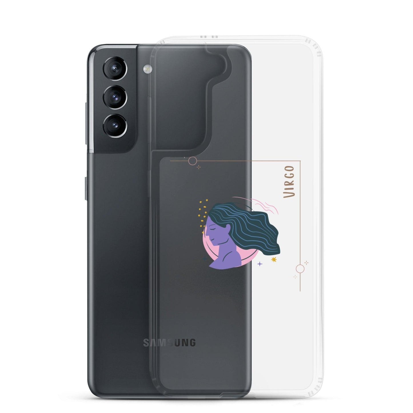 Virgo Star Sign Clear Case for Samsung® - Clover Collection Shop