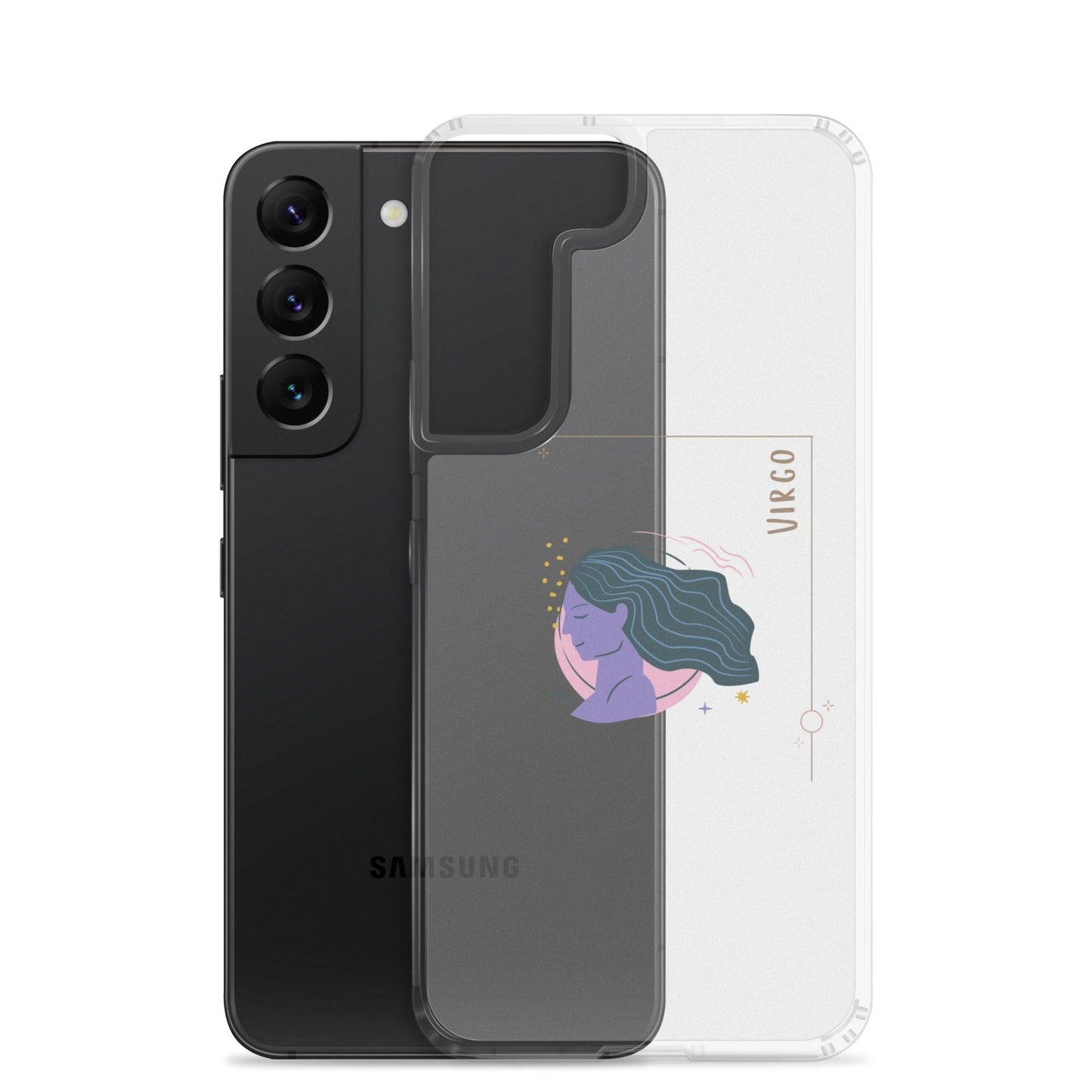 Virgo Star Sign Clear Case for Samsung® - Clover Collection Shop